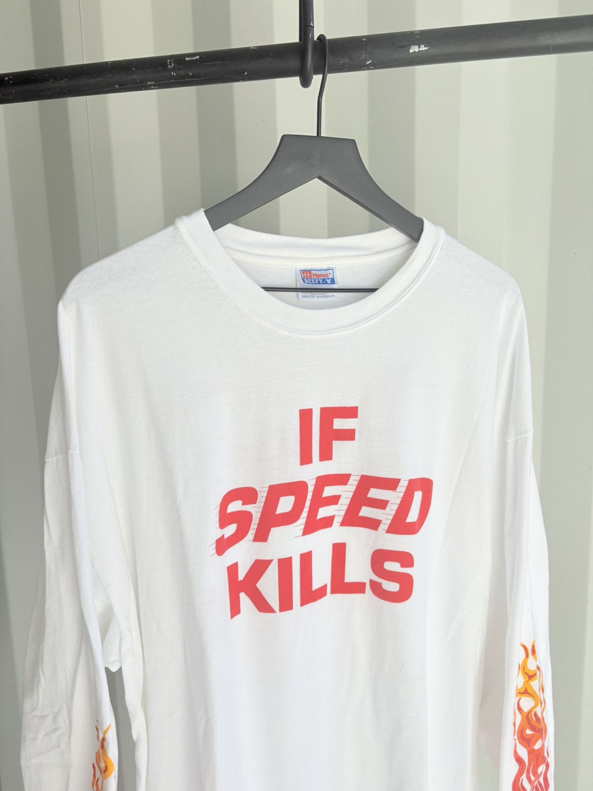 Vintage If Speed Kills Thrashed Faded Distressed ERD Grunge Band WCC Size US XXL / EU 58 / 5 - 3 Thumbnail