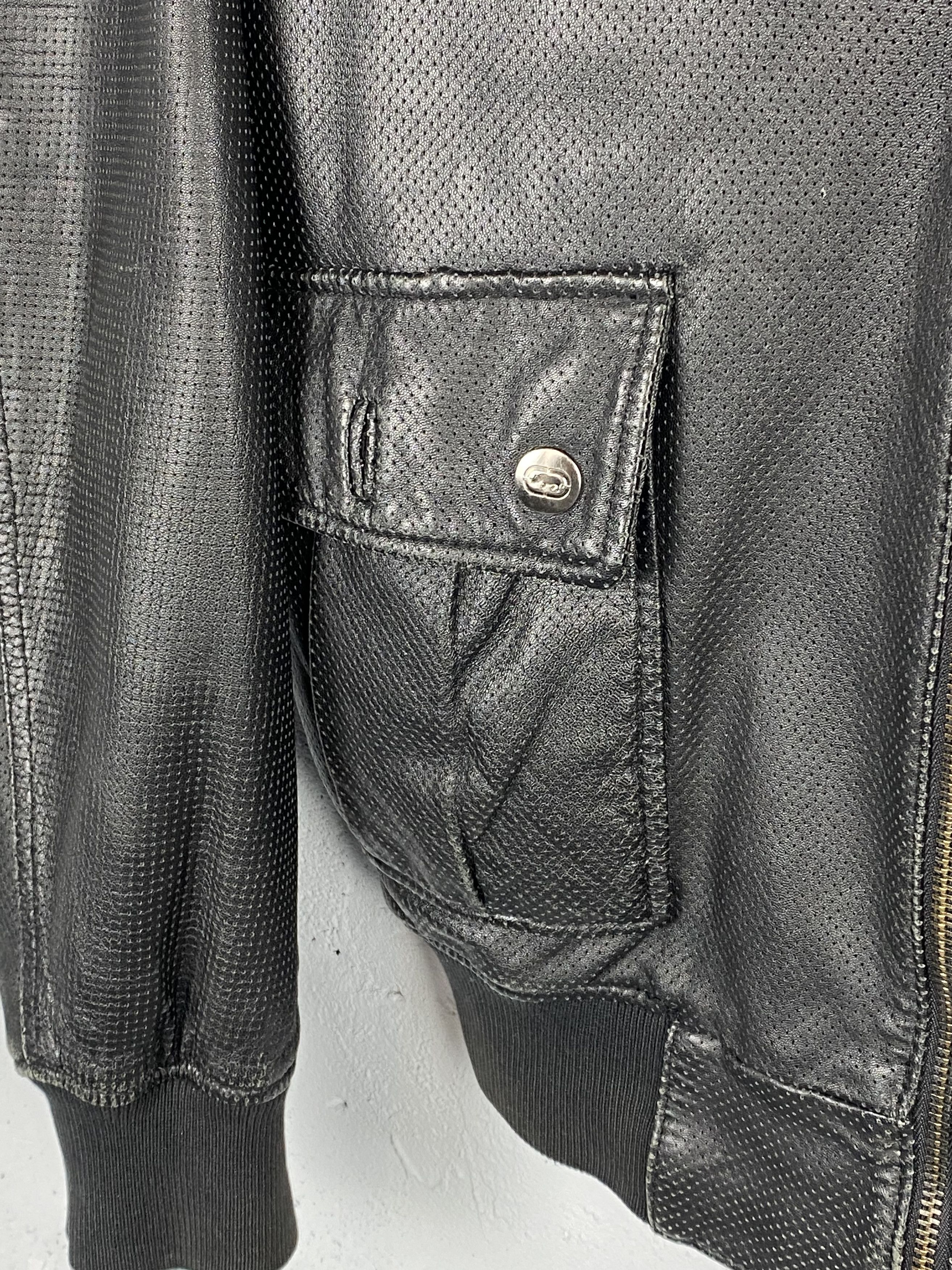 Ecko Unltd. Vintage Ecko Unltd Y2K Leather jacket rap hooded Size US S / EU 44-46 / 1 - 6 Thumbnail