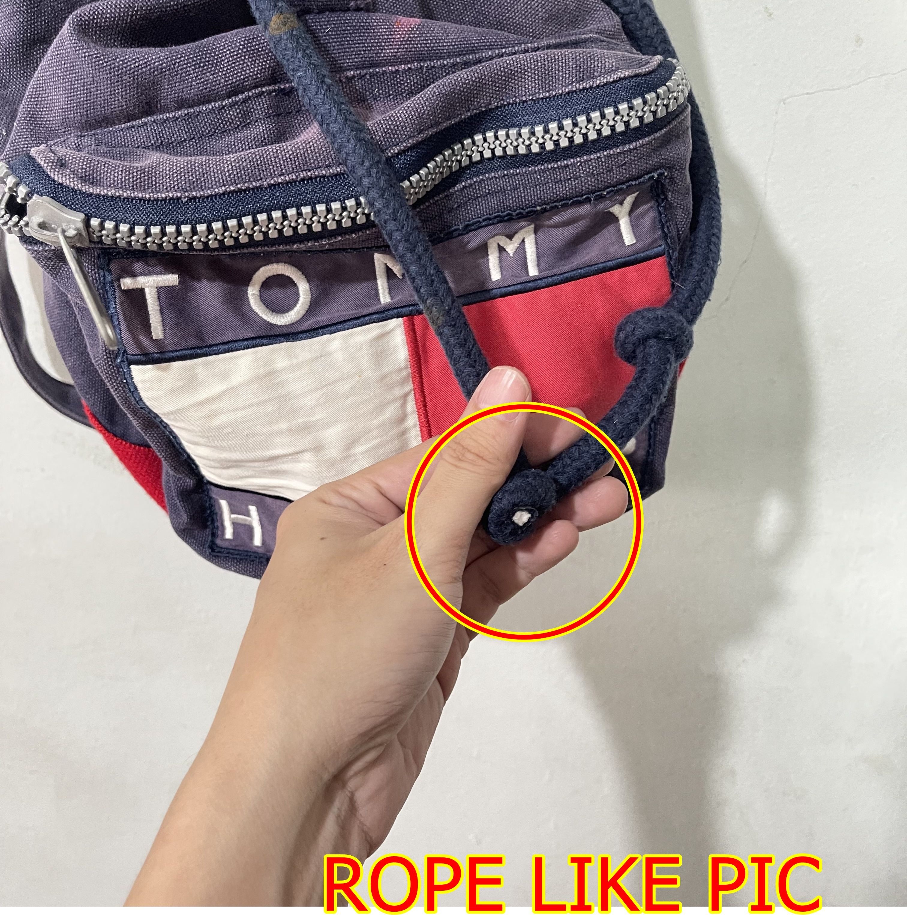 Tommy Hilfiger Vintage 90s Tommy Hilfiger Backpack Size ONE SIZE - 13 Thumbnail
