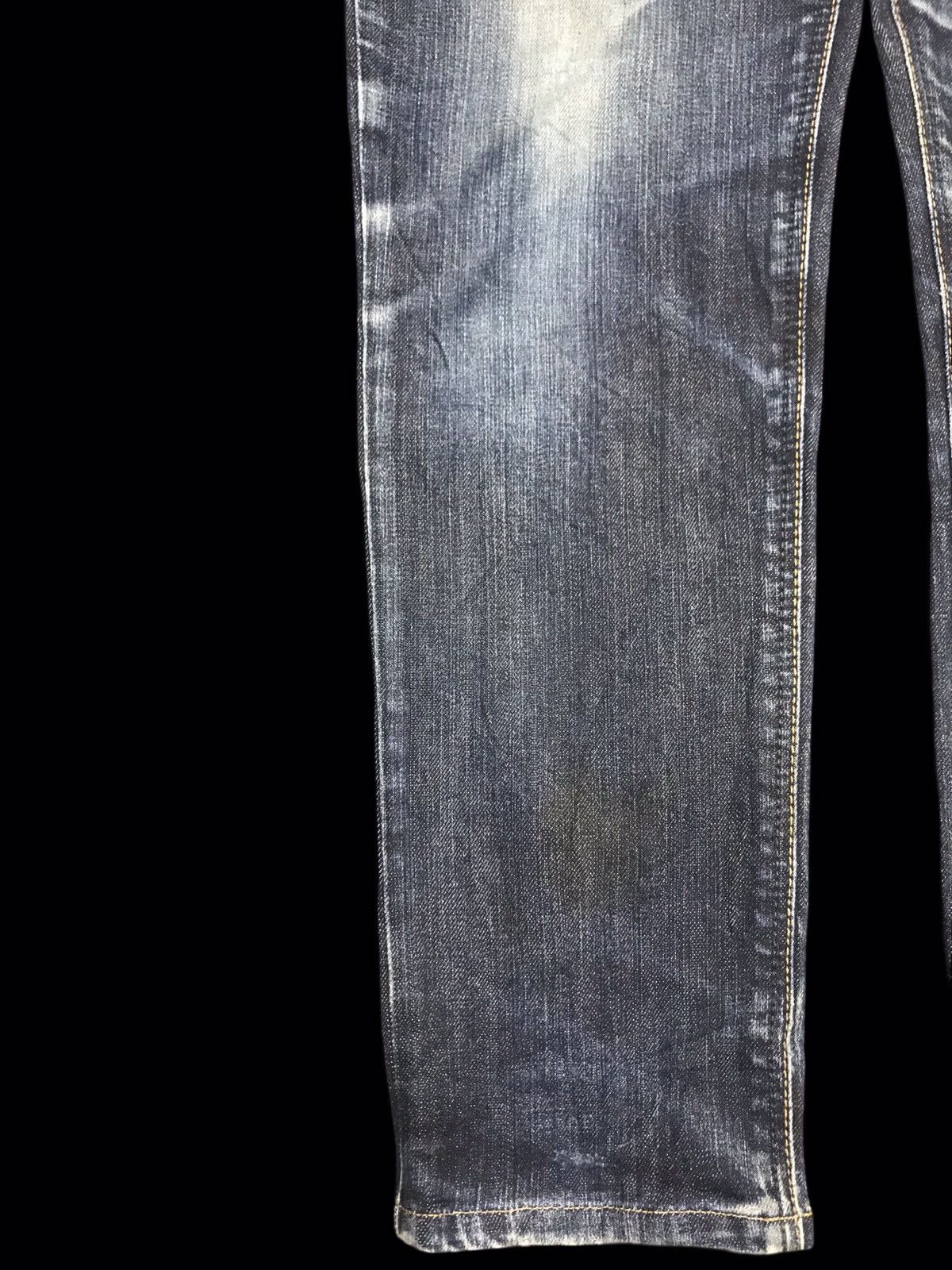 Edwin × Japanese Brand 💥EDWIN 503 Stretchable Slim Fit Distressed Denim F192 Size US 33 - 9 Thumbnail