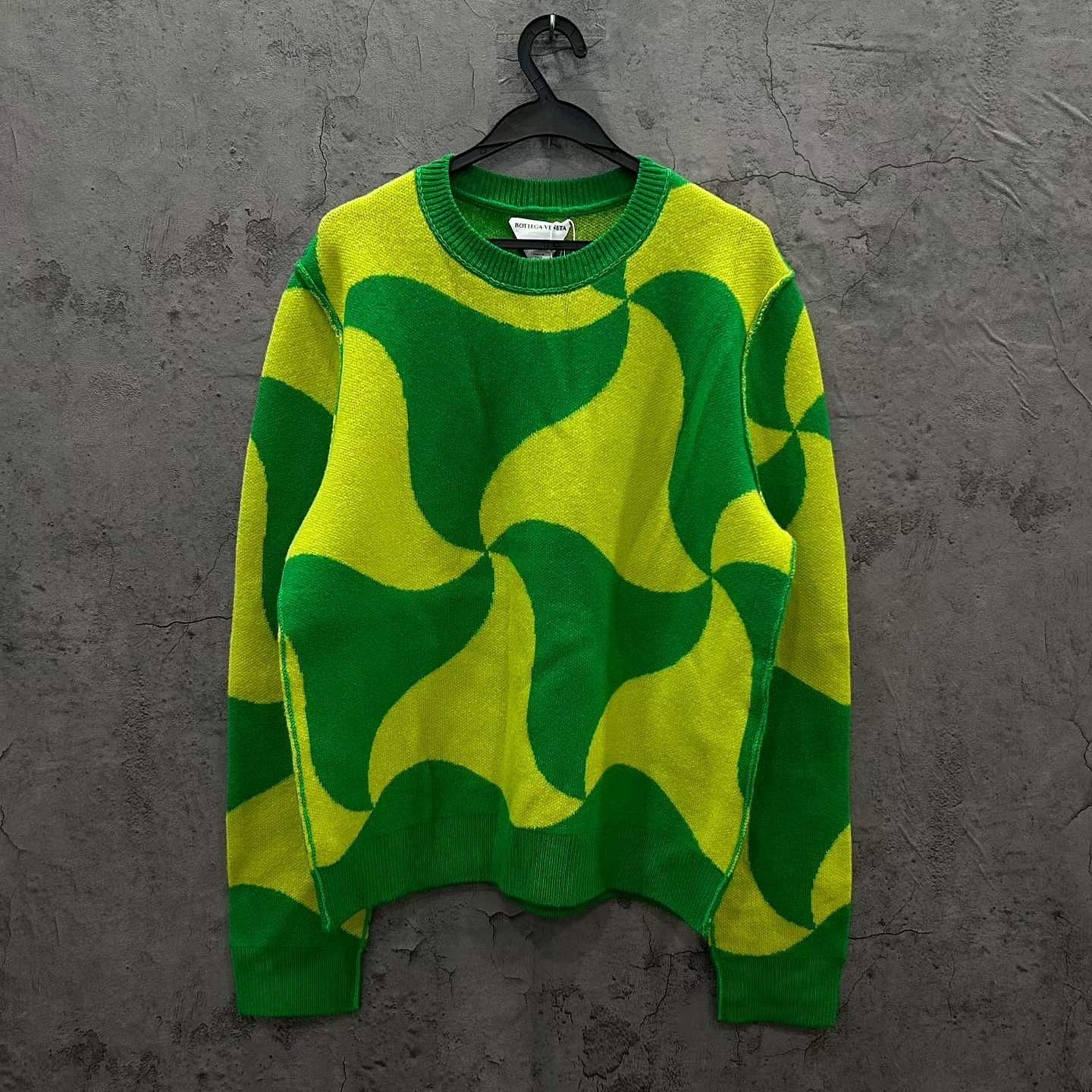 Bottega Veneta Bottega Veneta Abstract Pattern Sweater Size L Size US L / EU 52-54 / 3 - 1 Thumbnail