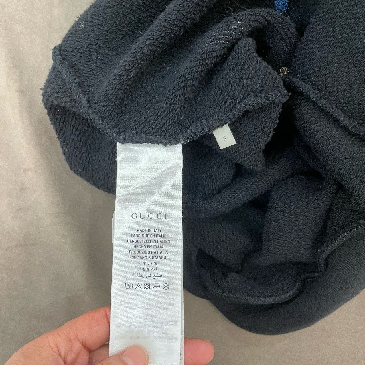 Gucci Gucci Black meteor scale hoodie 2501-Nextarrow Size US S / EU 44-46 / 1 - 6 Thumbnail