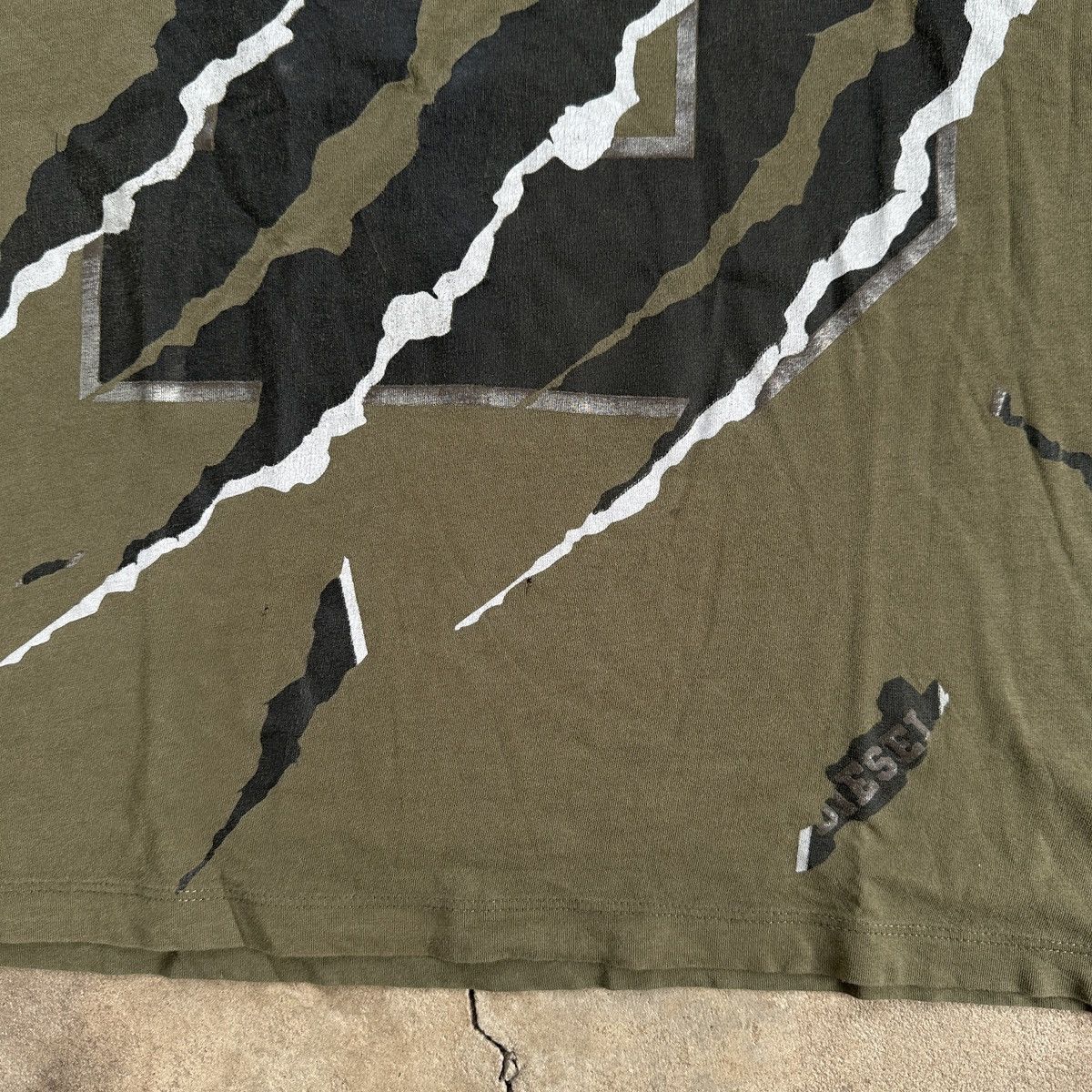 Diesel Vintage Diesel Olive T-shirt Size US M / EU 48-50 / 2 - 3 Thumbnail