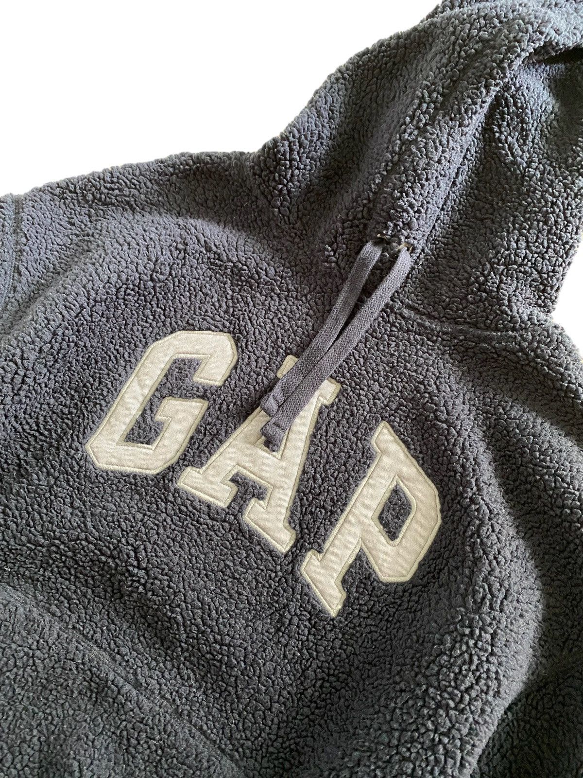 Gap Vintage TravisScott Sherpa fleece Rare Y2K GAP Hoodie Size US L / EU 52-54 / 3 - 10 Thumbnail