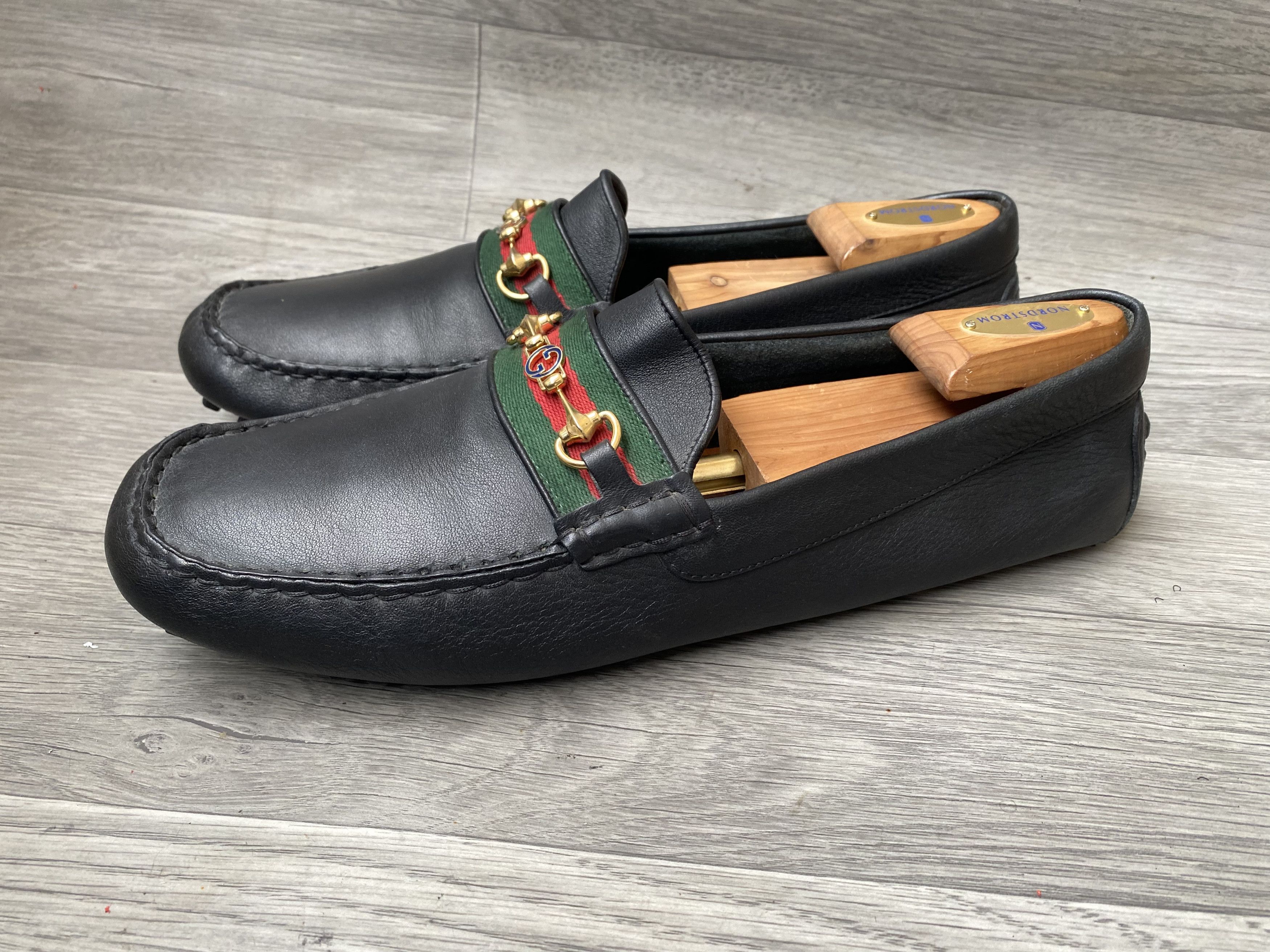 Gucci Gucci horsebit driving leather loafers sz 12 Size US 12.5 / EU 45-46 - 5 Thumbnail