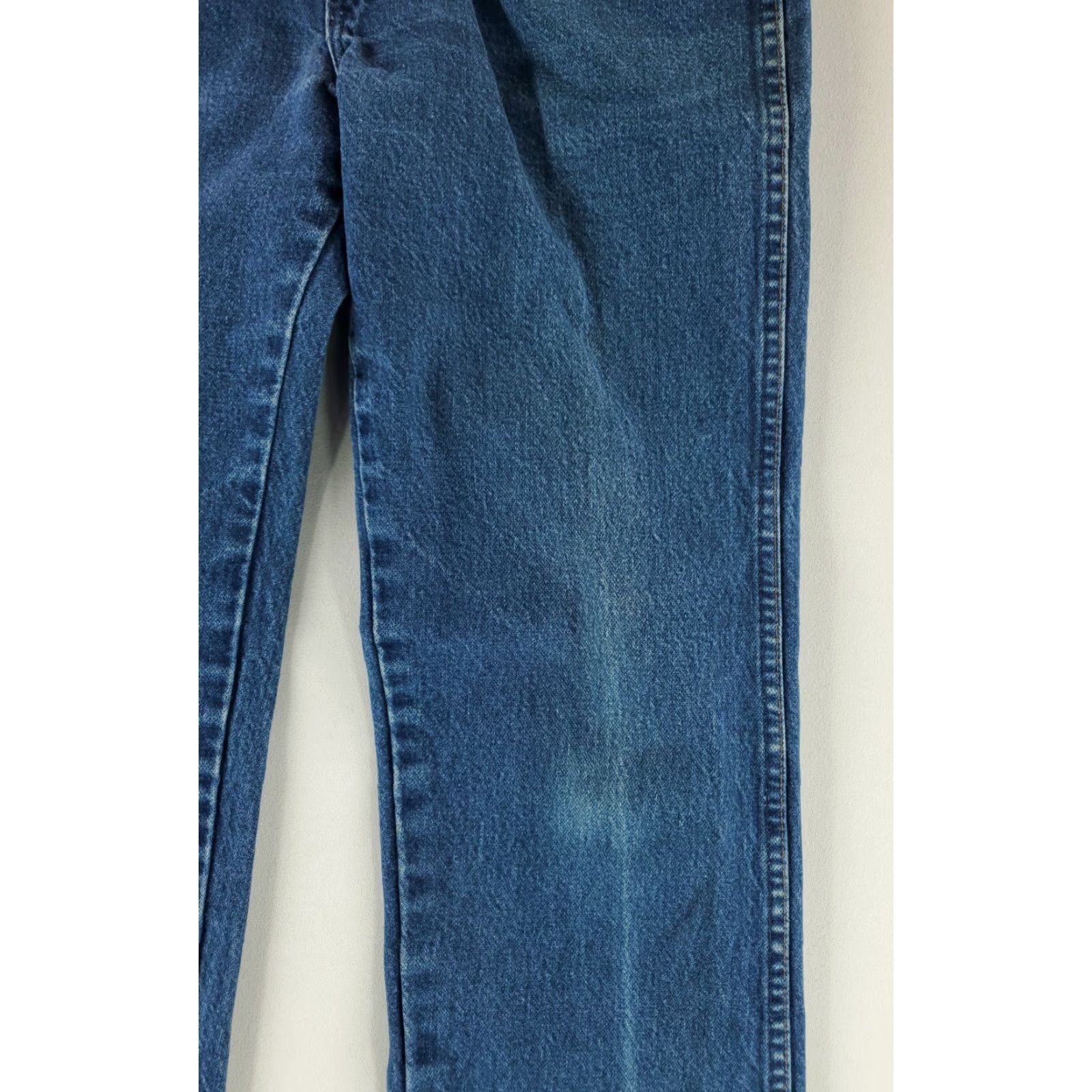 Wrangler VINTAGE Wrangler Jeans 90s 936DEN Whiskering Blue Straight Mens 32 33x33 31 Inseam 32x31 Actual Mens Size US 32 / EU 48 - 6 Thumbnail