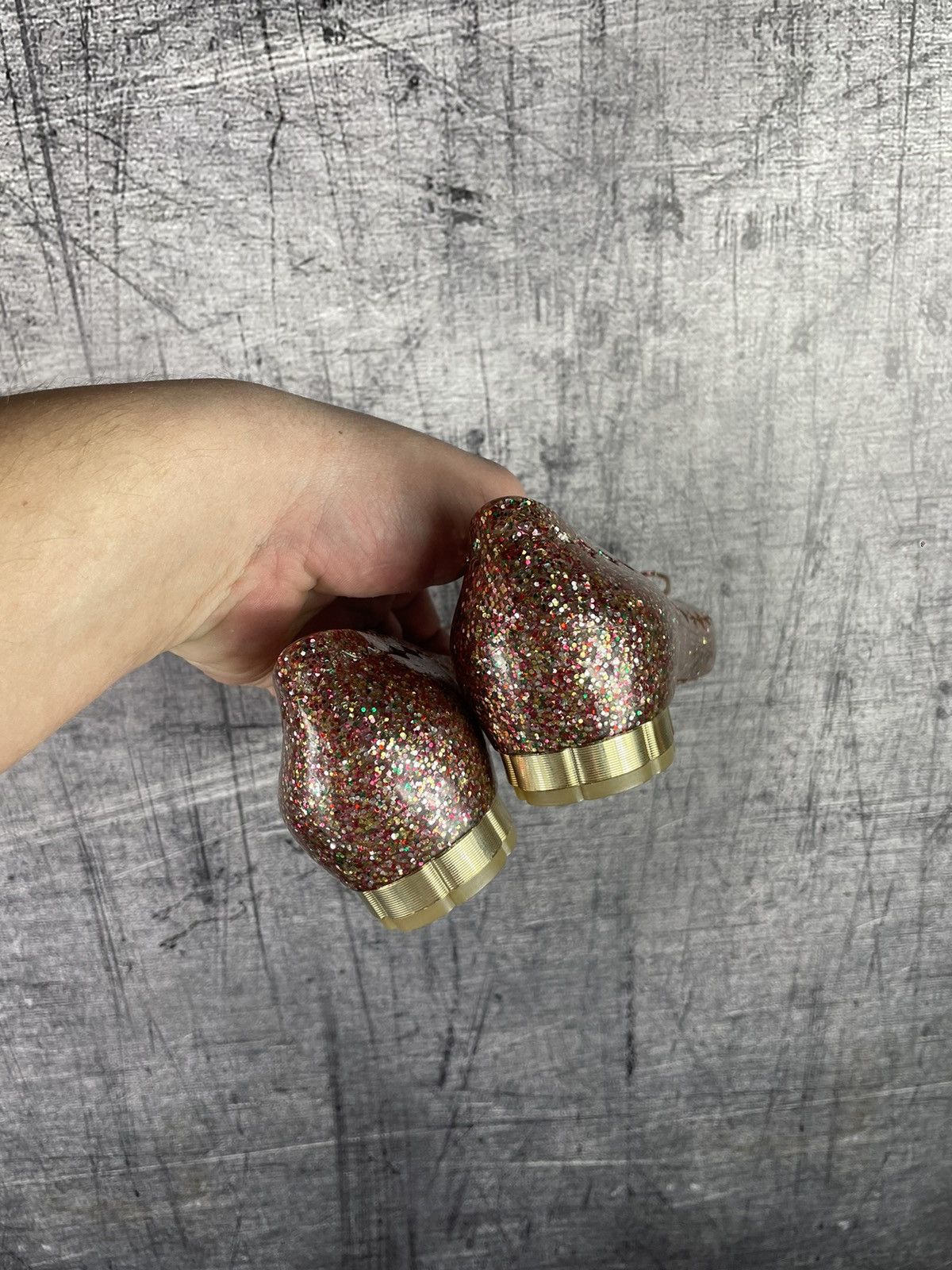 Salvatore Ferragamo FERRAGAMO Jelly multi color glitter rubber ballerinas Size US 5 / IT 35 - 6 Thumbnail