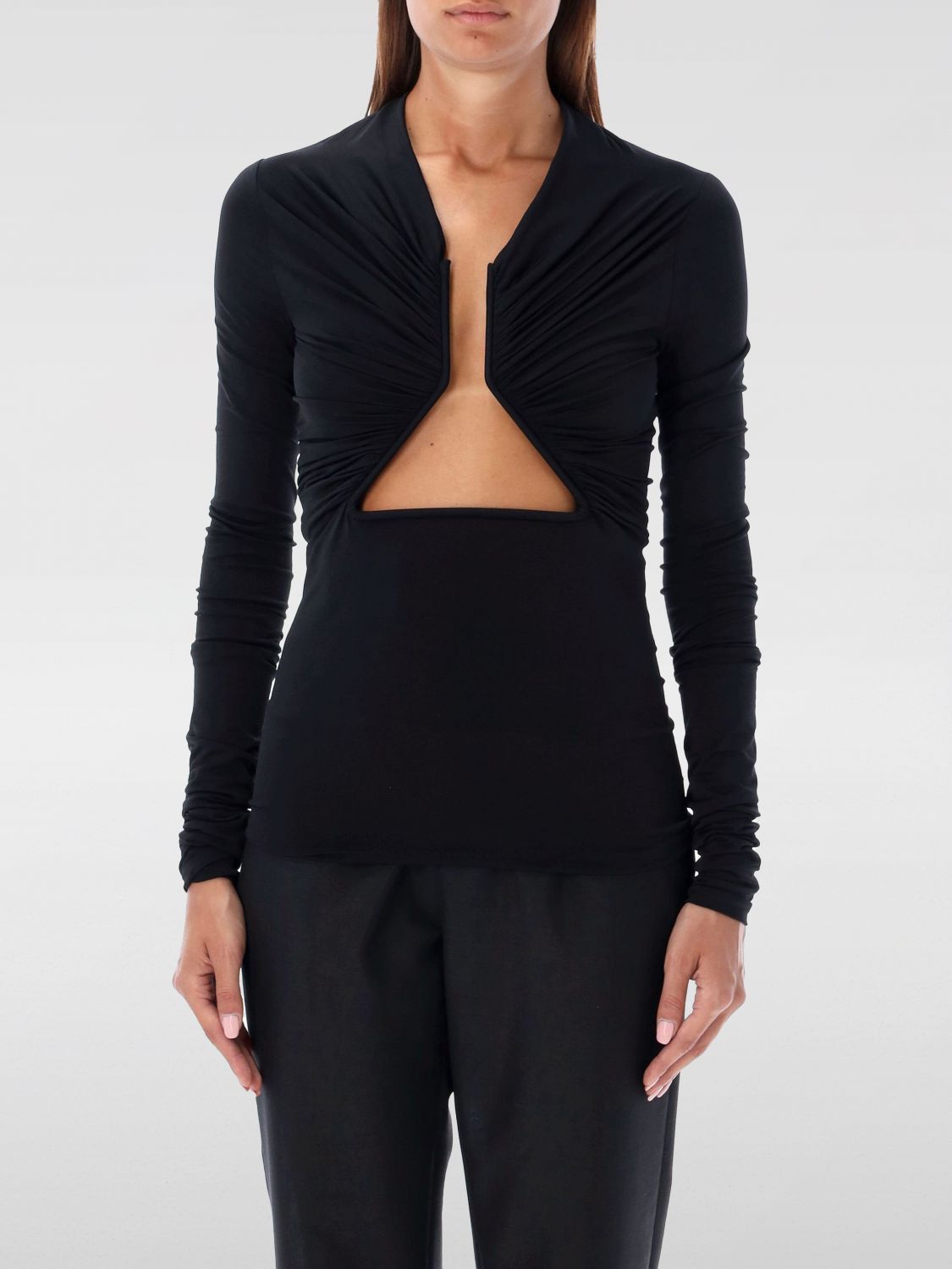 Rick Owens Rick Owens T-Shirt Woman Black Size S / US 4 / IT 40 - 1 Thumbnail