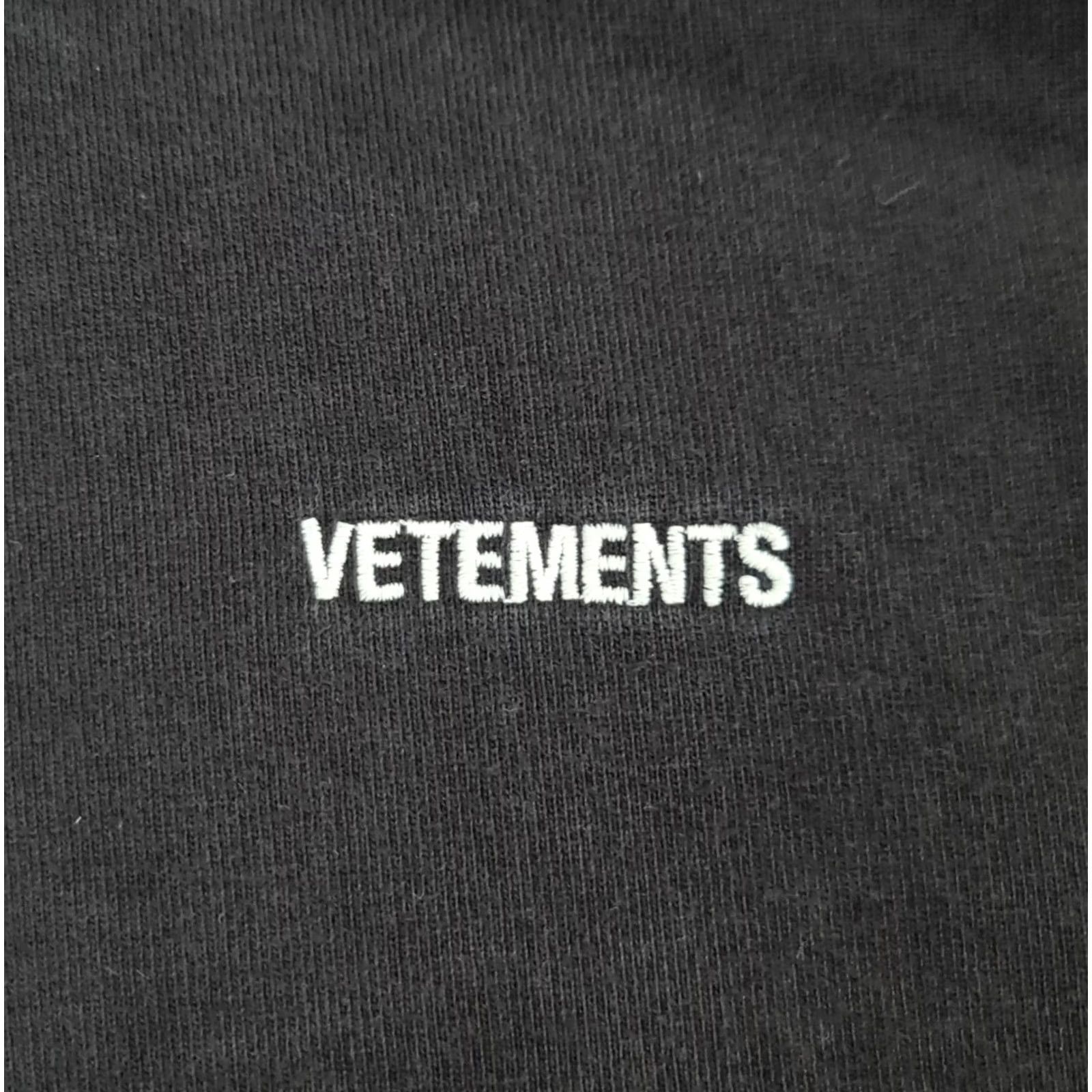 Vetements VETEMENTS Mens Hoodie Black Small Oversized SS18 Cotton Pullover Sweater Size US S / EU 44-46 / 1 - 4 Thumbnail