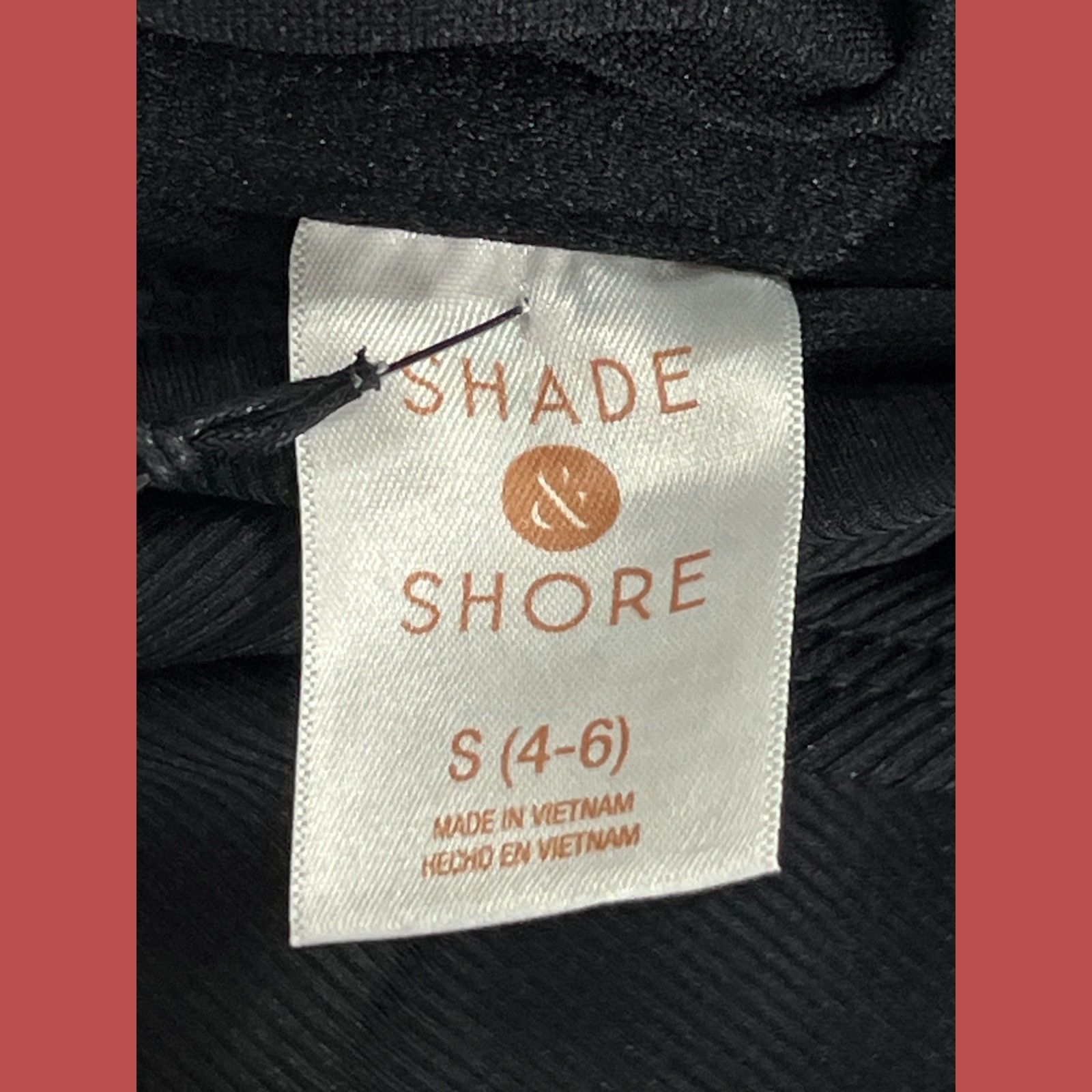 Other Shade & Shore - Women's Shirred Ribbed Bandeau Cheeky One Pi Size ONE SIZE - 14 Thumbnail