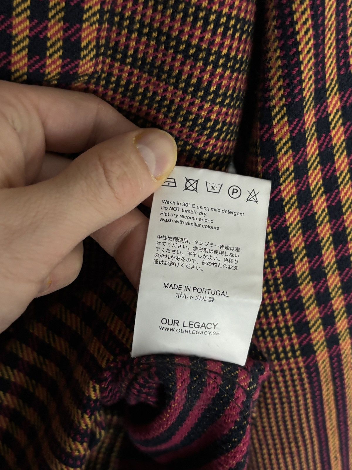 Our Legacy Our Legacy Vintage Checkered Flannel Shirt Size US M / EU 48-50 / 2 - 9 Thumbnail