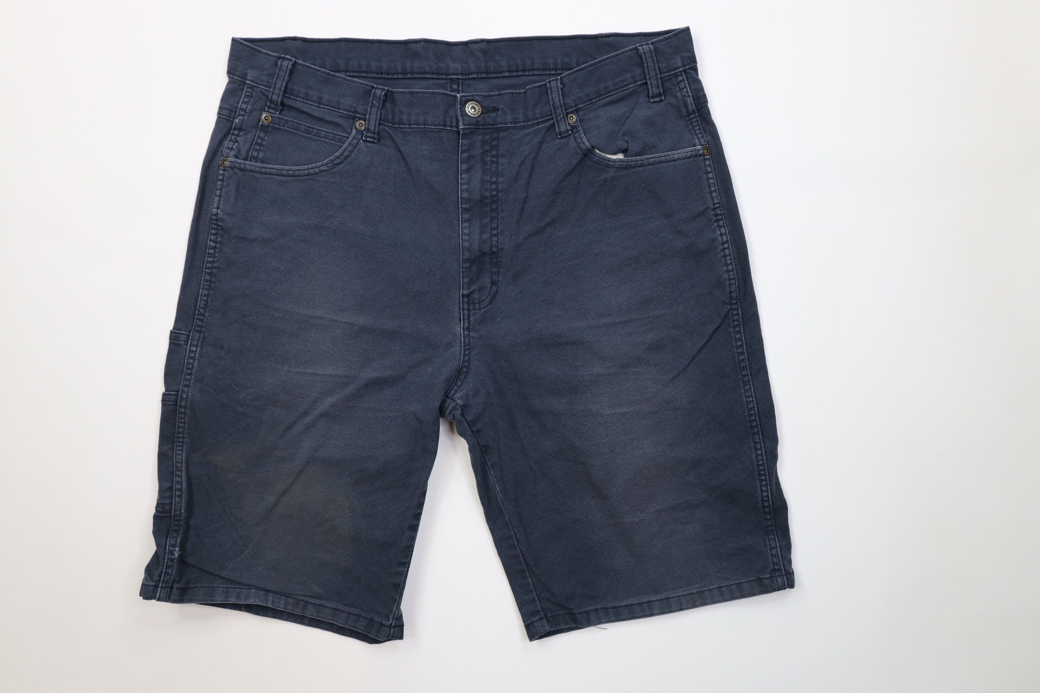 Dickies Vintage Y2K Dickies Sun Faded Canvas Shorts Dark Blue Size US 38 / EU 54 - 1 Thumbnail