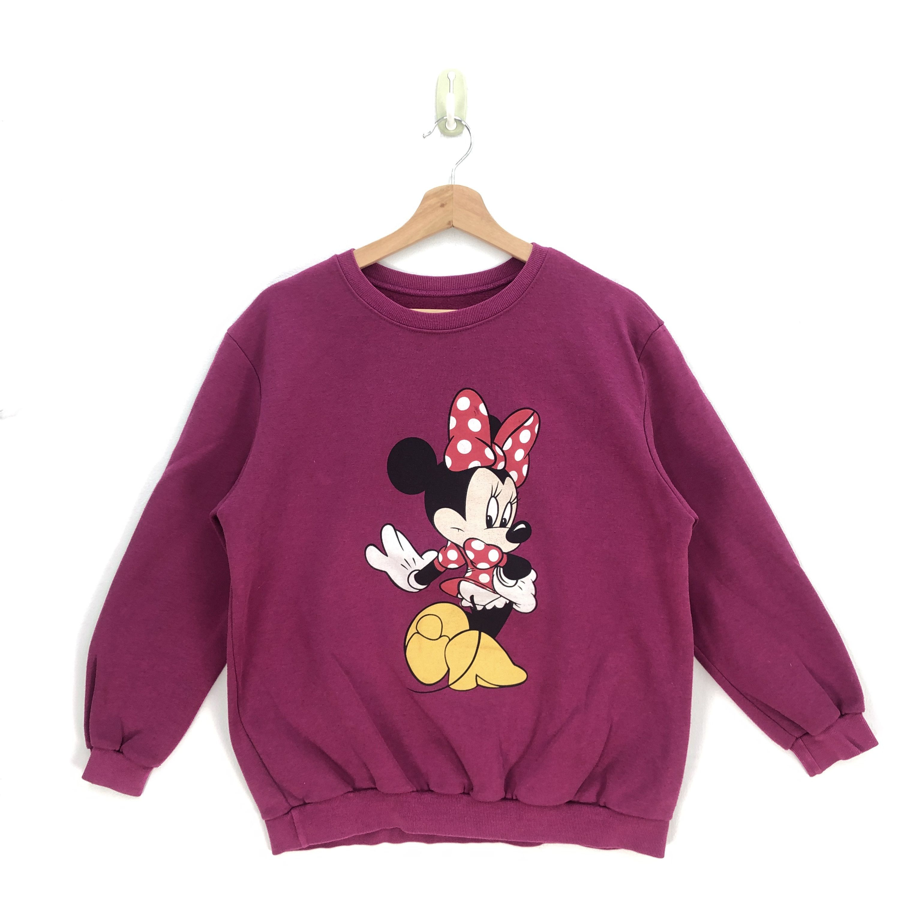 Cartoon Network × Disney × Vintage Vintage Minnie Mouse Sweater Disney Cartoon Sweatshirt Size US L / EU 52-54 / 3 - 1 Thumbnail