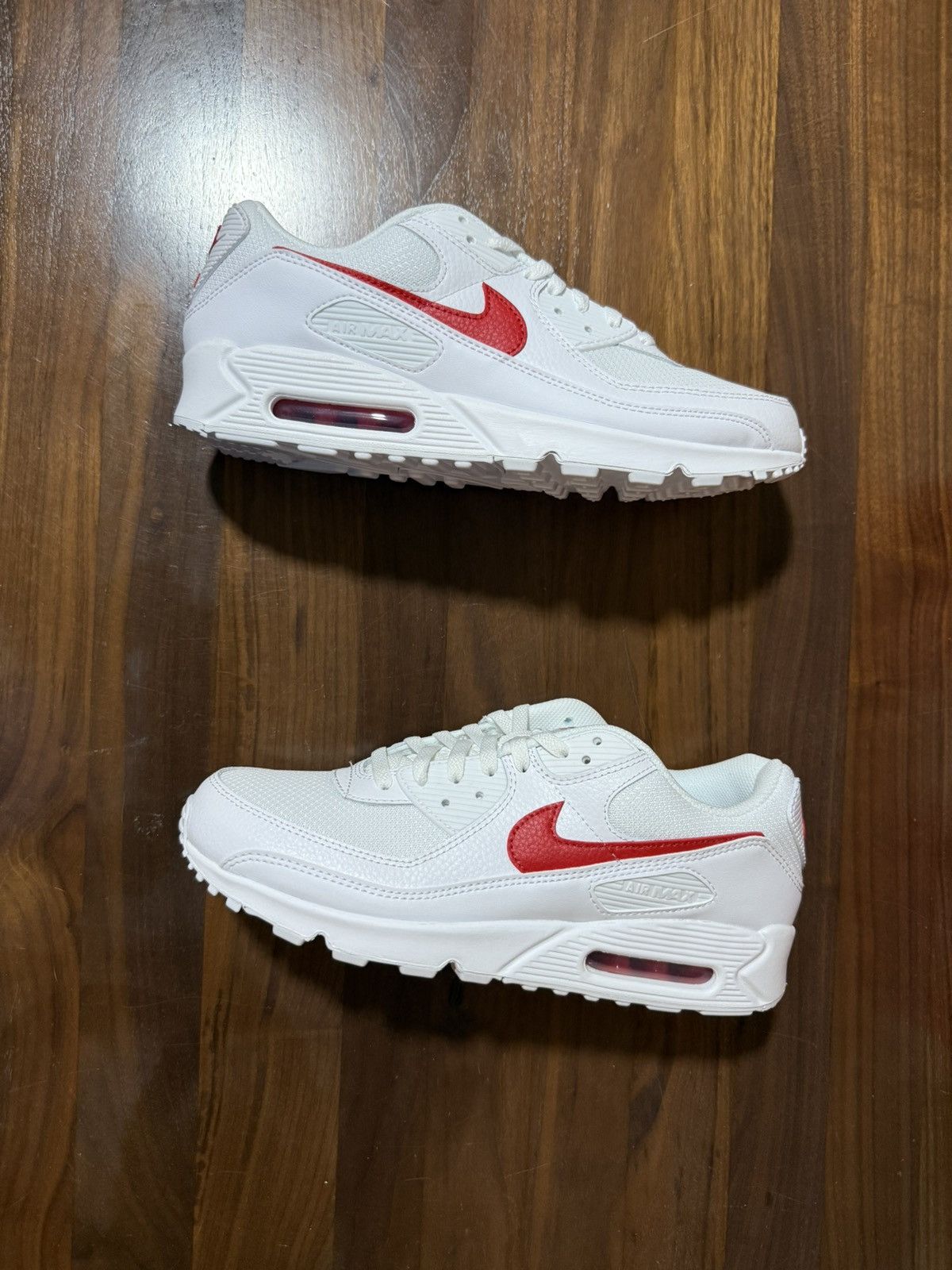 Nike Nike Air Max 90 “White/University Red/White” Men’s Size 11 Size US 11 / EU 44 - 2 Thumbnail