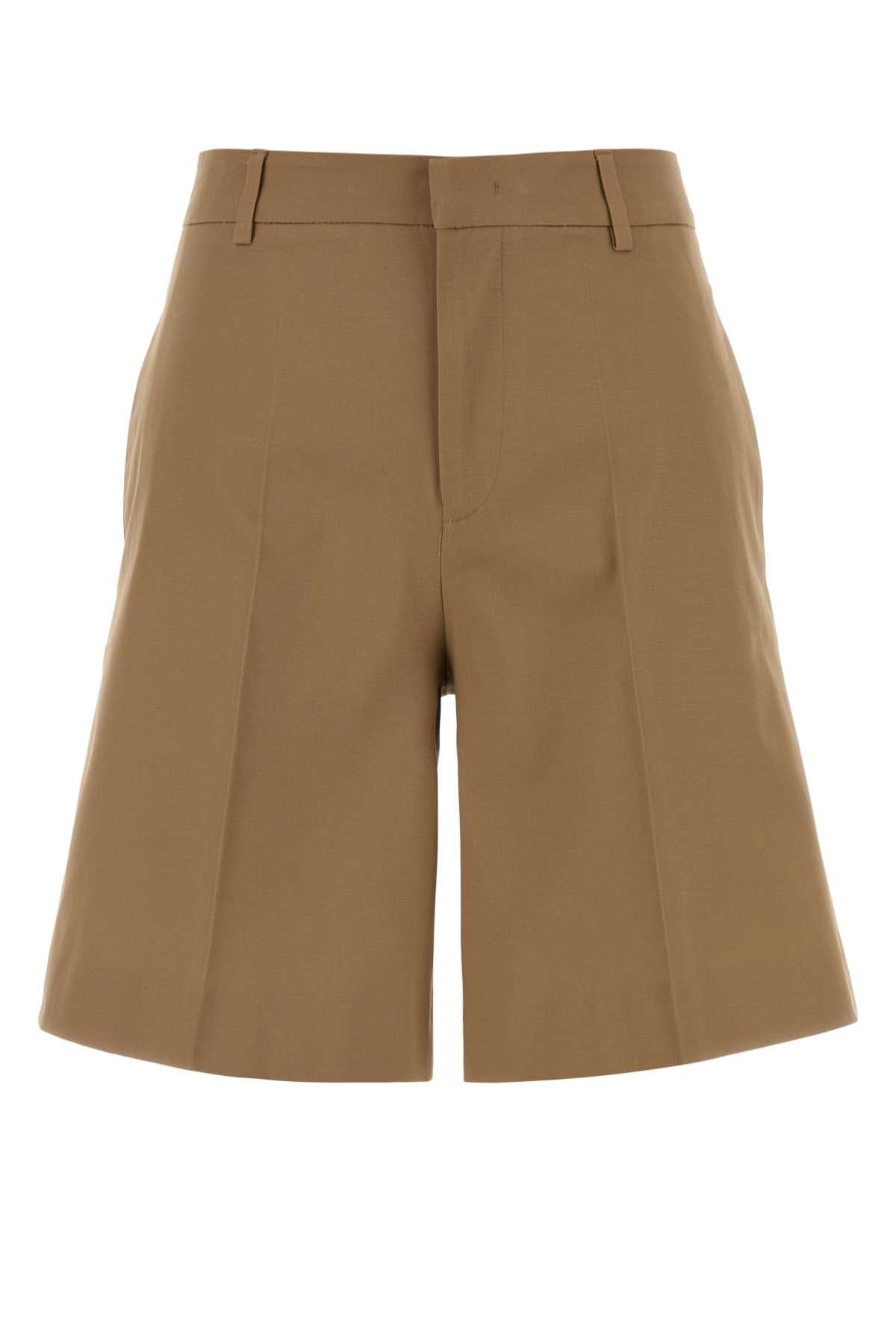 PT Torino Camel Stretch Cotton Bermuda Shorts Size 26" / US 2 / IT 38 - 1 Thumbnail