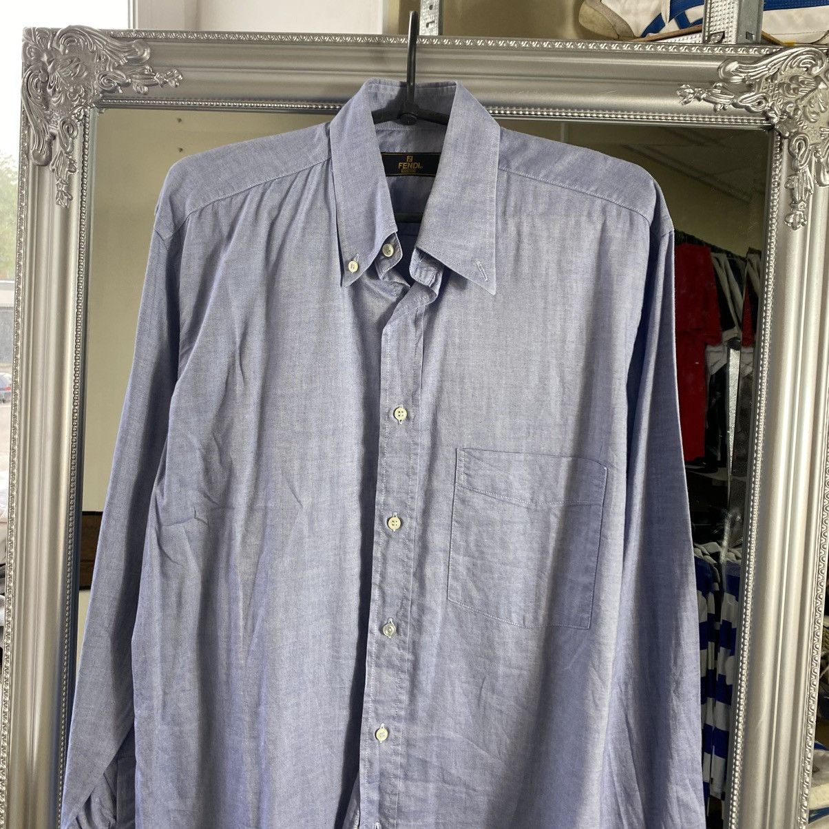 Fendi Vintage Fendi shirt Size US L / EU 52-54 / 3 - 2 Thumbnail