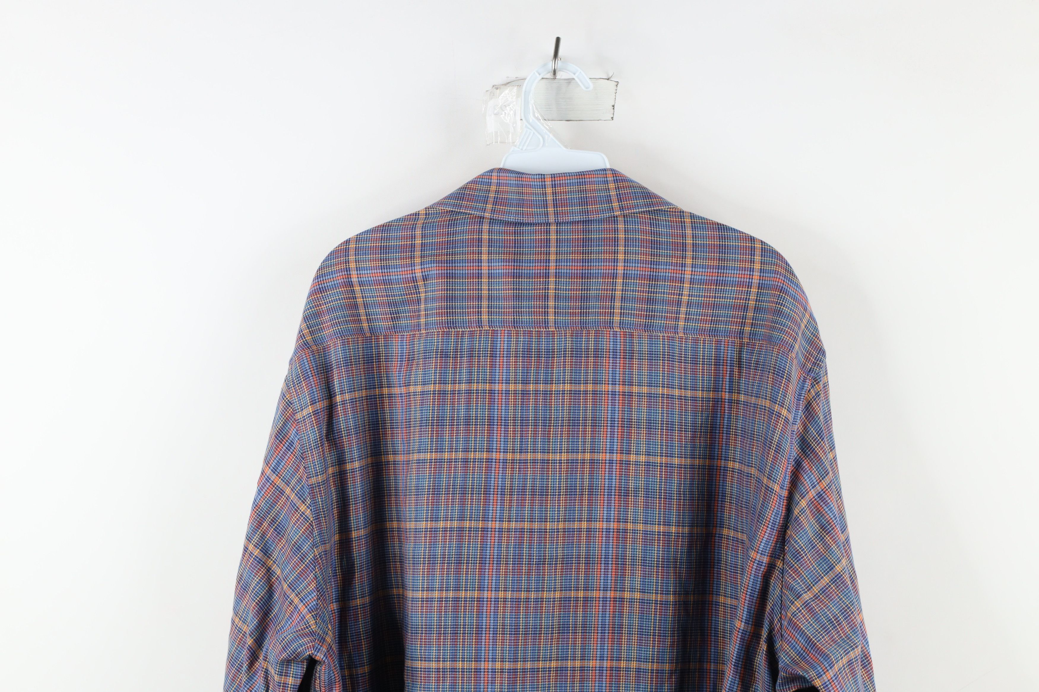 Robert Graham × Vintage Robert Graham York Flip Cuff Rainbow Collared Button Shirt Size US XXL / EU 58 / 5 - 13 Thumbnail