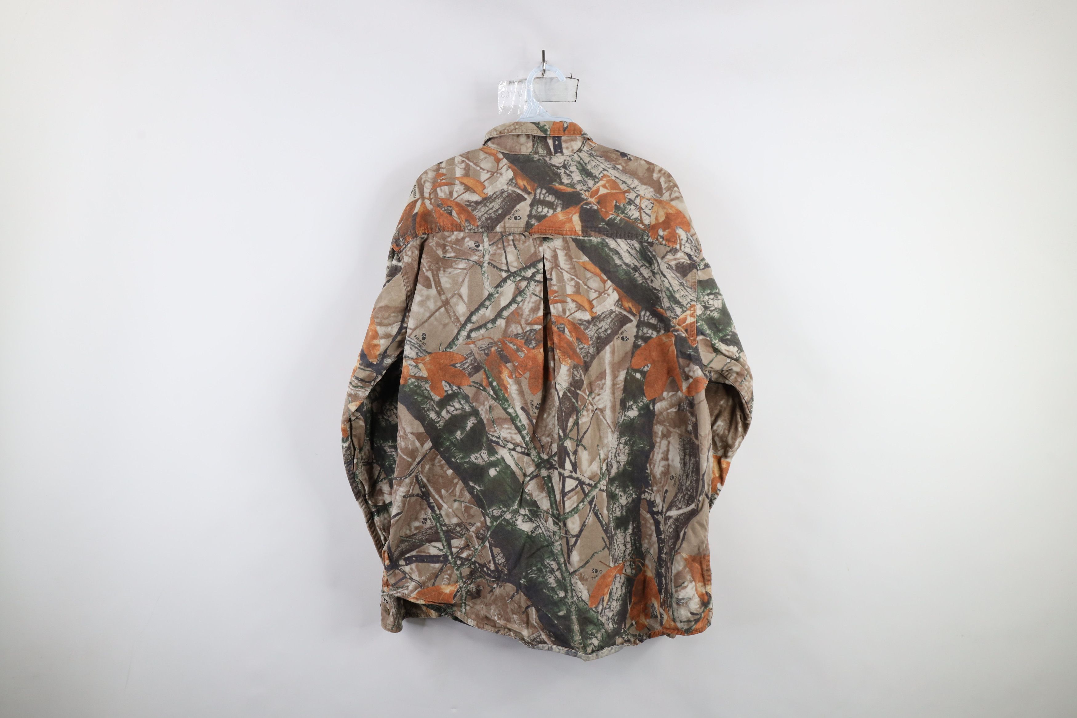 Vintage Vintage 90s Streetwear Camouflage Collared Button Down Shirt Size US L / EU 52-54 / 3 - 10 Thumbnail