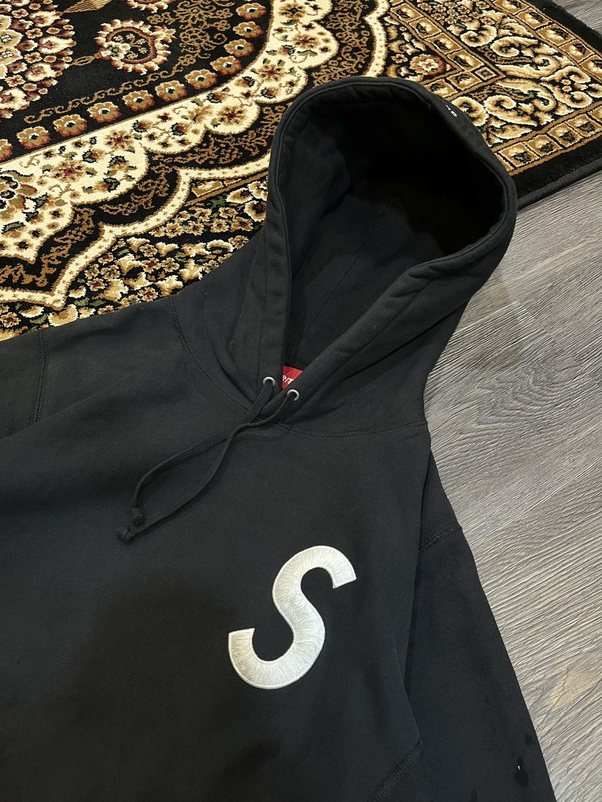 Supreme Supreme S Logo f/w Hooded Sweatshirt Size US L / EU 52-54 / 3 - 2 Thumbnail