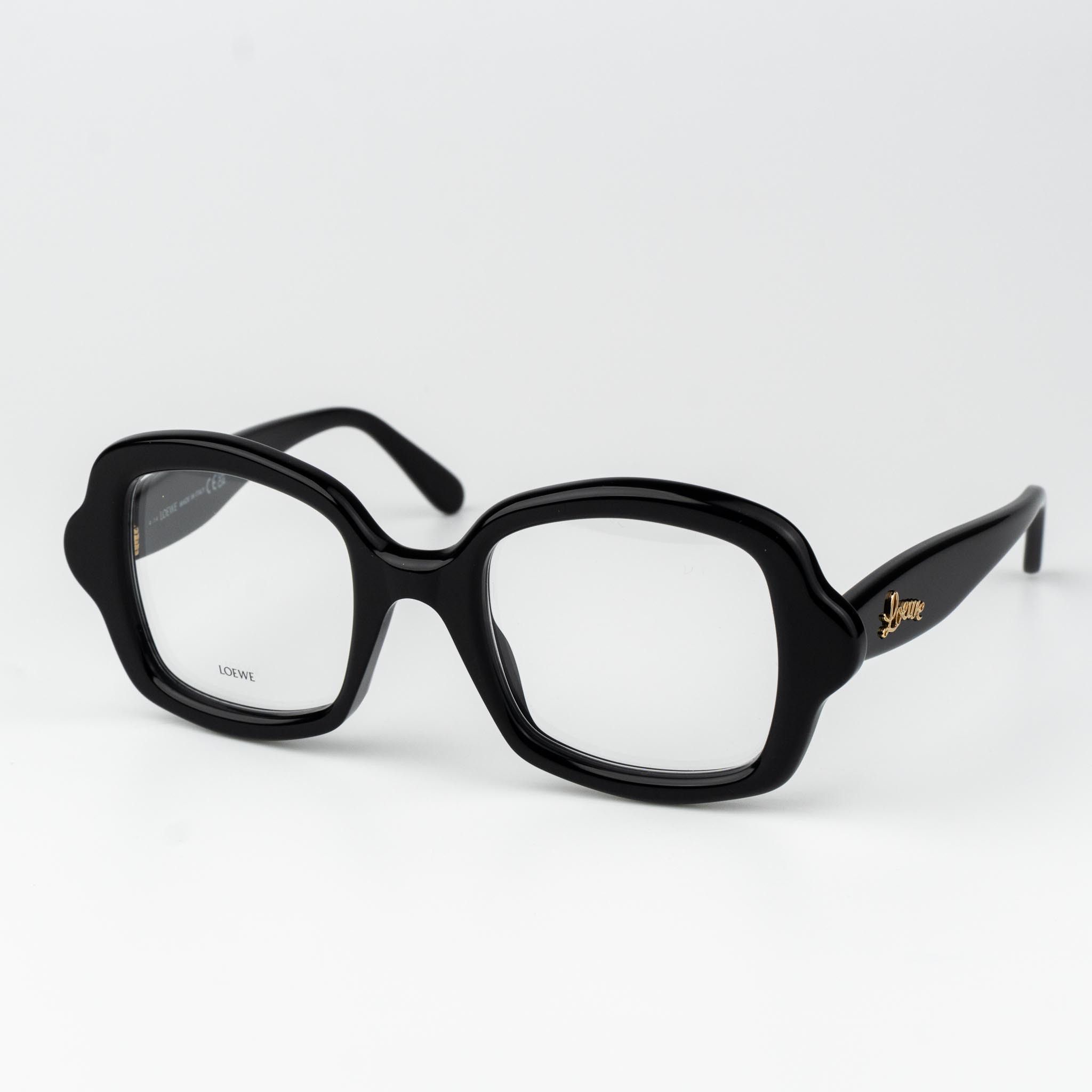 Loewe Loewe CURVY Women Eyeglasses Square LW50066I 001 BRAND NEW Size ONE SIZE - 3 Thumbnail