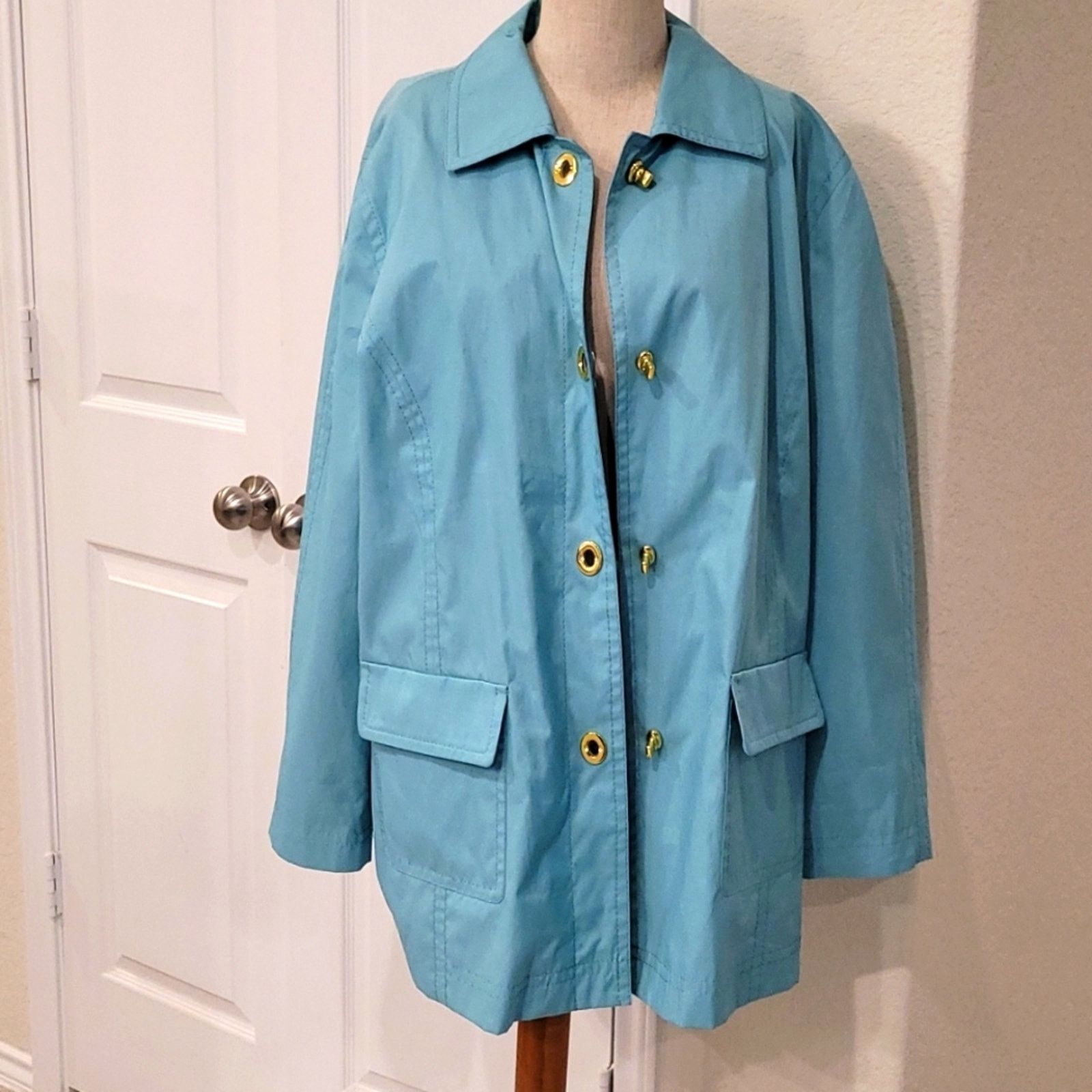 Isaac Mizrahi Isaac Mizrahi Live Rain Repellent Jacket Size XL / US 12-14 / IT 48-50 - 1 Thumbnail
