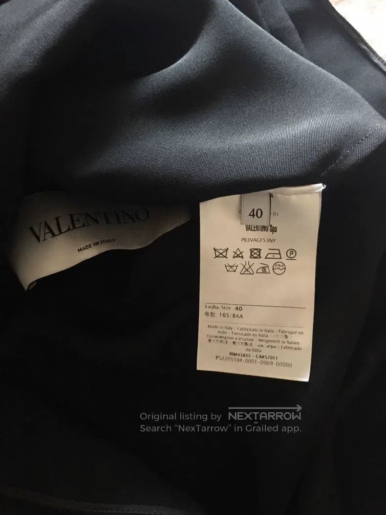 Valentino Valentino Black short-sleeved dress Size S / US 4 / IT 40 - 4 Thumbnail
