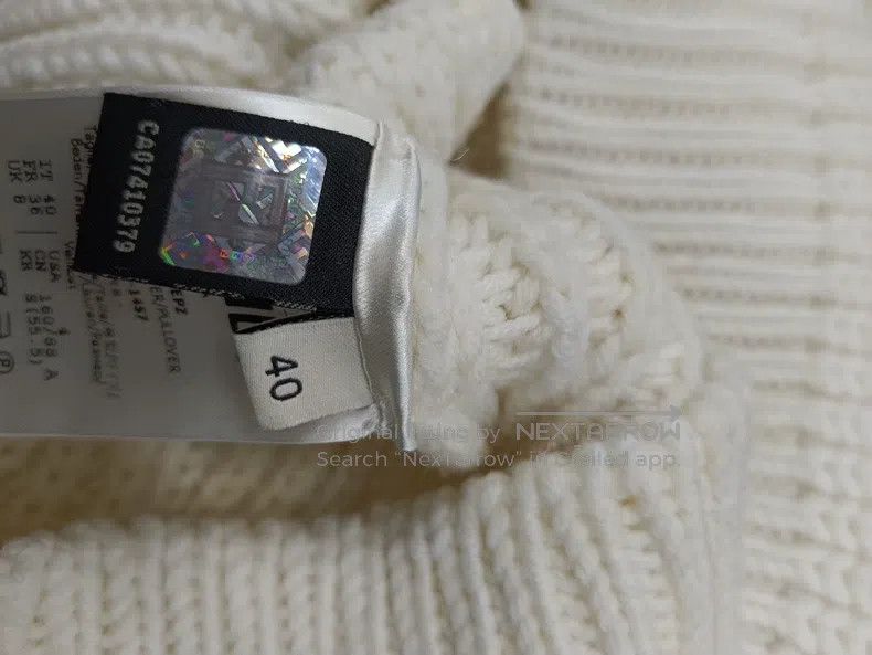 Fendi Fendi Classic Logo Crewneck Knit Sweater - White Size XS / US 0-2 / IT 36-38 - 5 Thumbnail