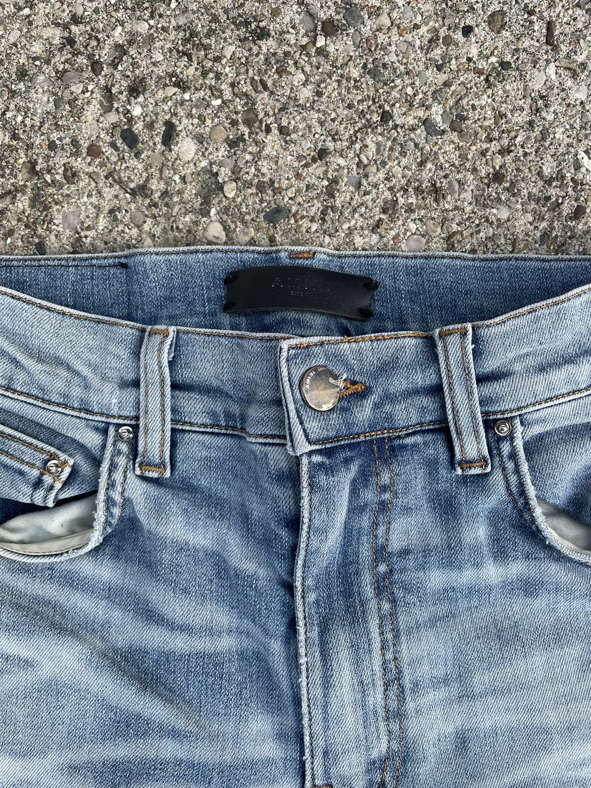 Amiri AMIRI LIGHT WASH DENIM Size US 31 - 2 Thumbnail