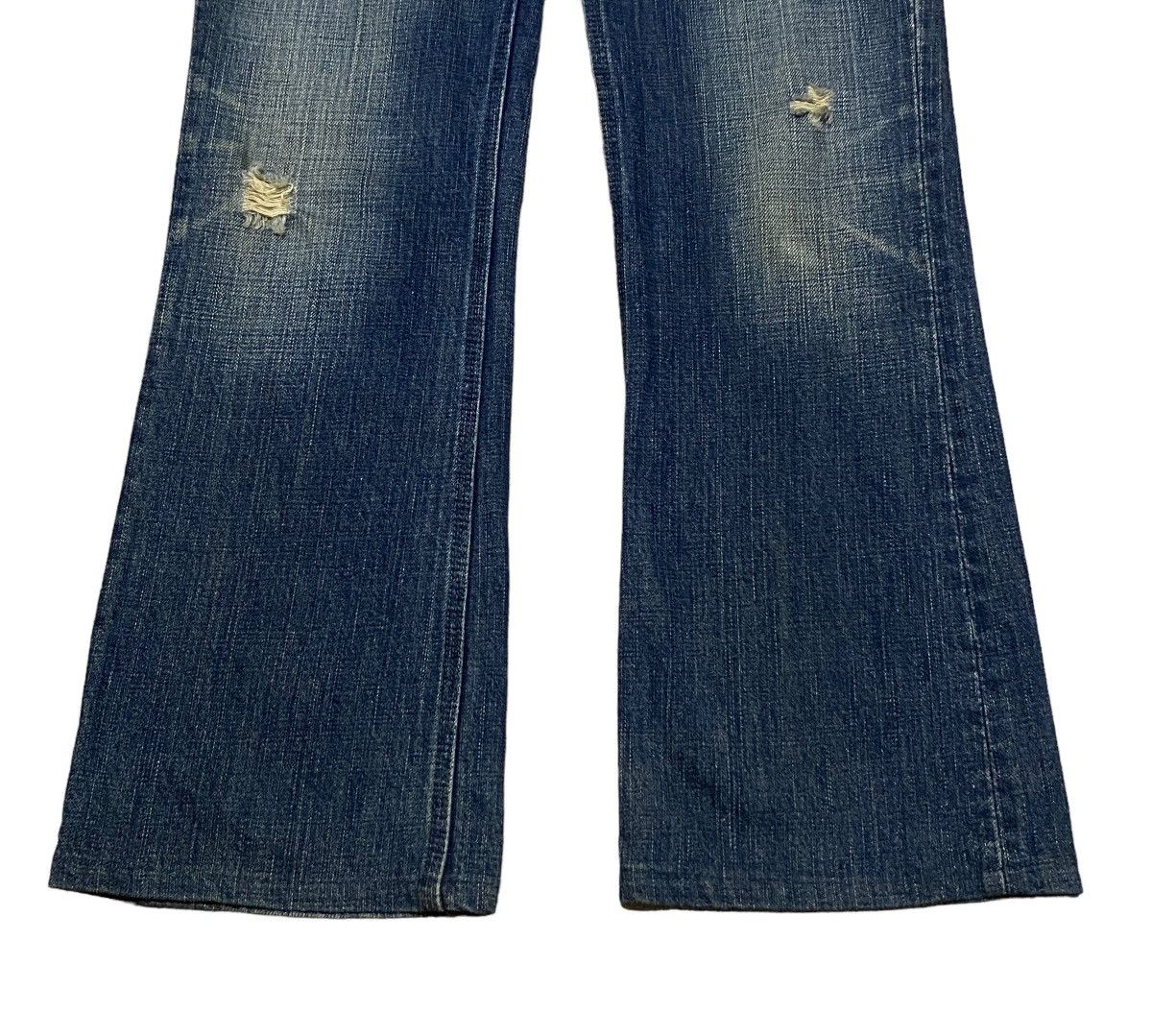 14th Addiction × If Six Was Nine × Japanese Brand Rare Design Vintage Denim Craft Flared Jeans 2000s Size US 29 - 5 Thumbnail