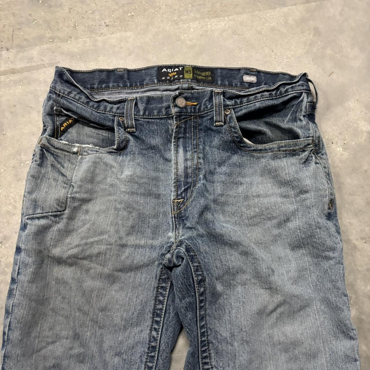 Japanese Brand × Vintage Crazy Vintage Y2K/2000s Grunge Medium Wash Skater Denim Jeans! Size US 34 / EU 50 - 5 Thumbnail