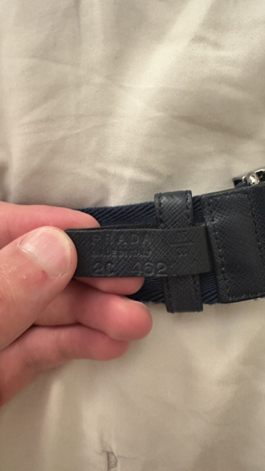 Prada Prada Woven Re-Nylon Belt Size 34 - 3 Thumbnail