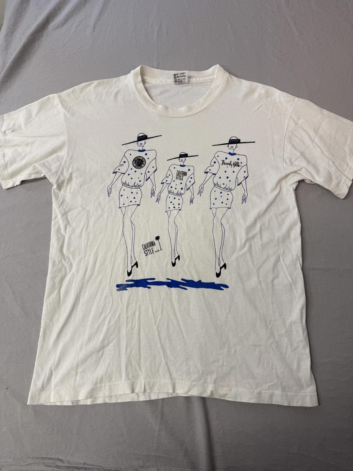 Anvil VTG California Style T-shirt Beverly Hills California Tee L Size US L / EU 52-54 / 3 - 1 Thumbnail