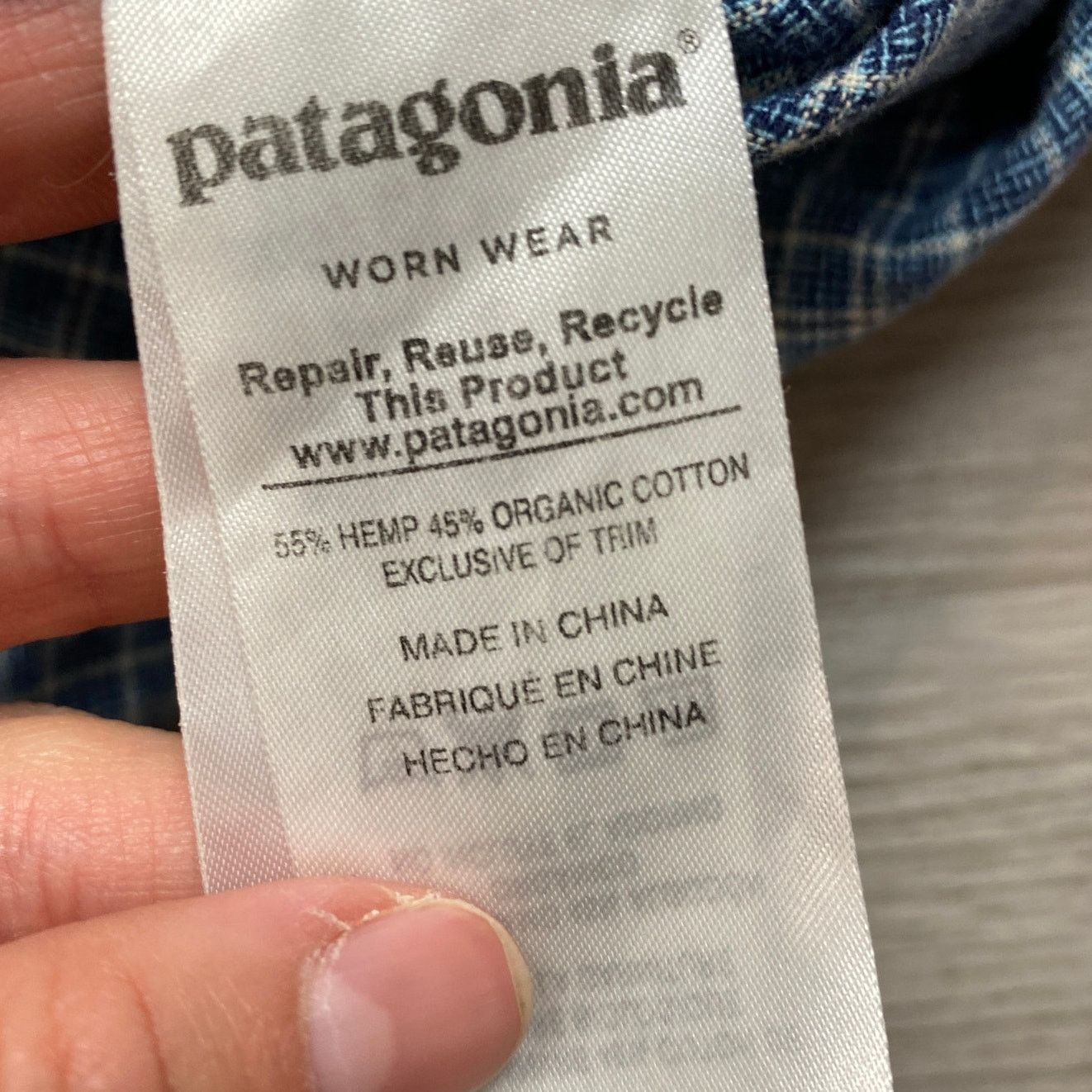 Patagonia Patagonia Back Step Everyday Hemp Plaid Shirt XL Gorpcore Size US XL / EU 56 / 4 - 7 Thumbnail
