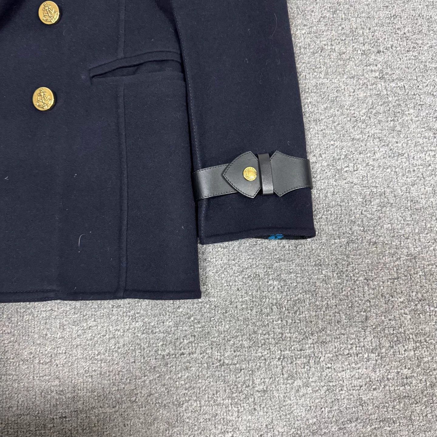 Louis Vuitton LV DB Gold Buttons All Over Print Wool Coat 36 Mint Size XS / US 0-2 / IT 36-38 - 4 Thumbnail