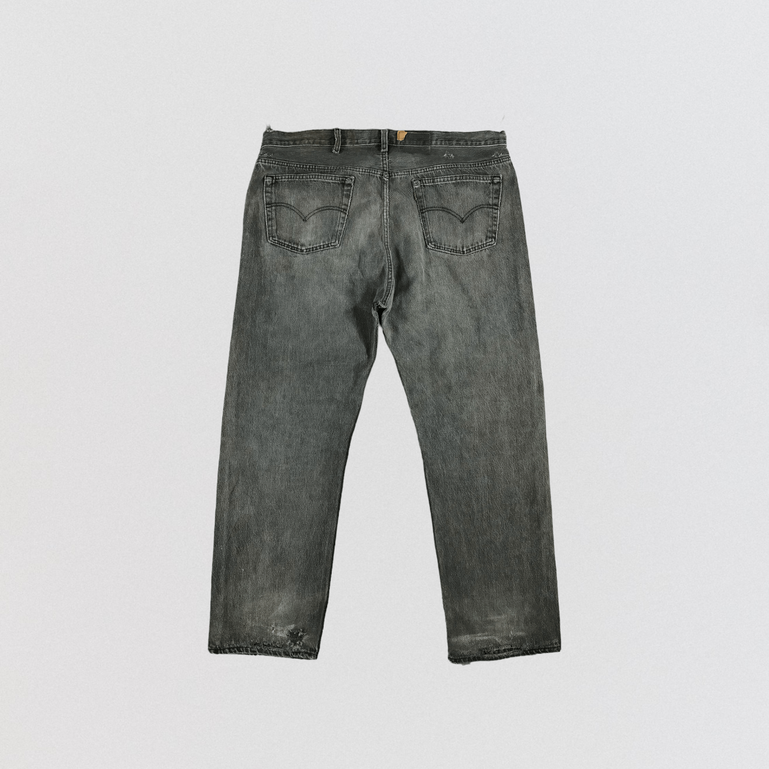 Levi's Vintage 90s Levis 501 Faded Black Jeans-JM2541 Size US 42 / EU 58 - 2 Thumbnail