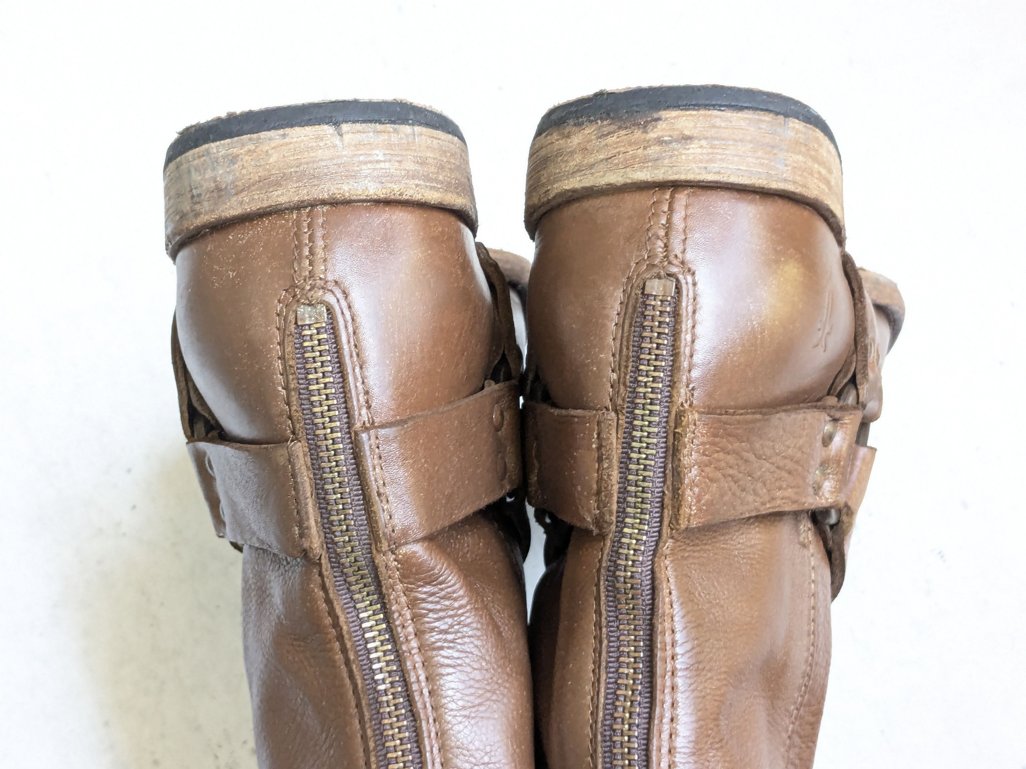Frye Frye Harness Brown Leather 12 D Leather Buckle Size US 12 / EU 45 - 14 Thumbnail