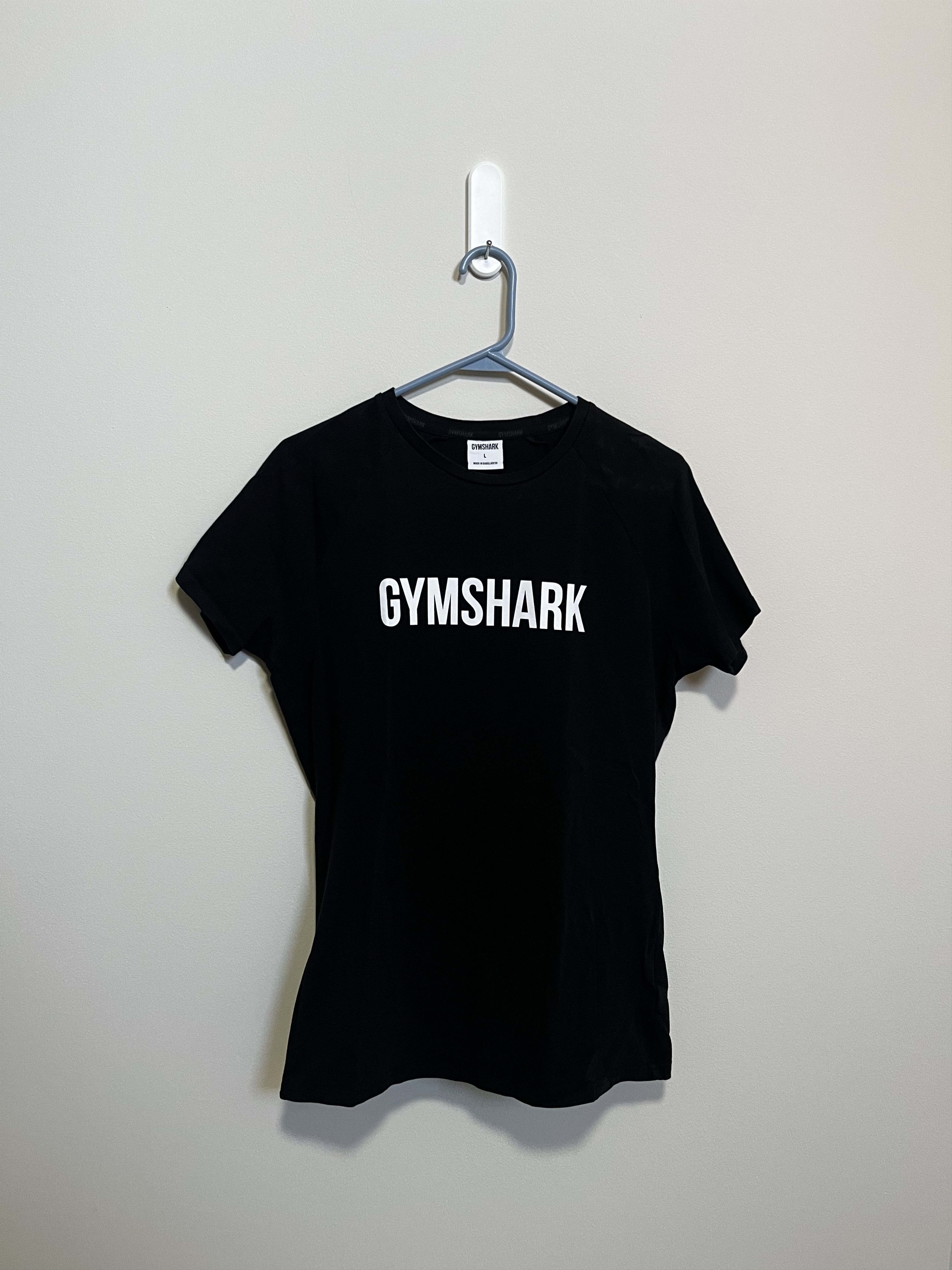 Gymshark Gymshark Logo Tee (Black/White) Size L Size US L / EU 52-54 / 3 - 1 Thumbnail