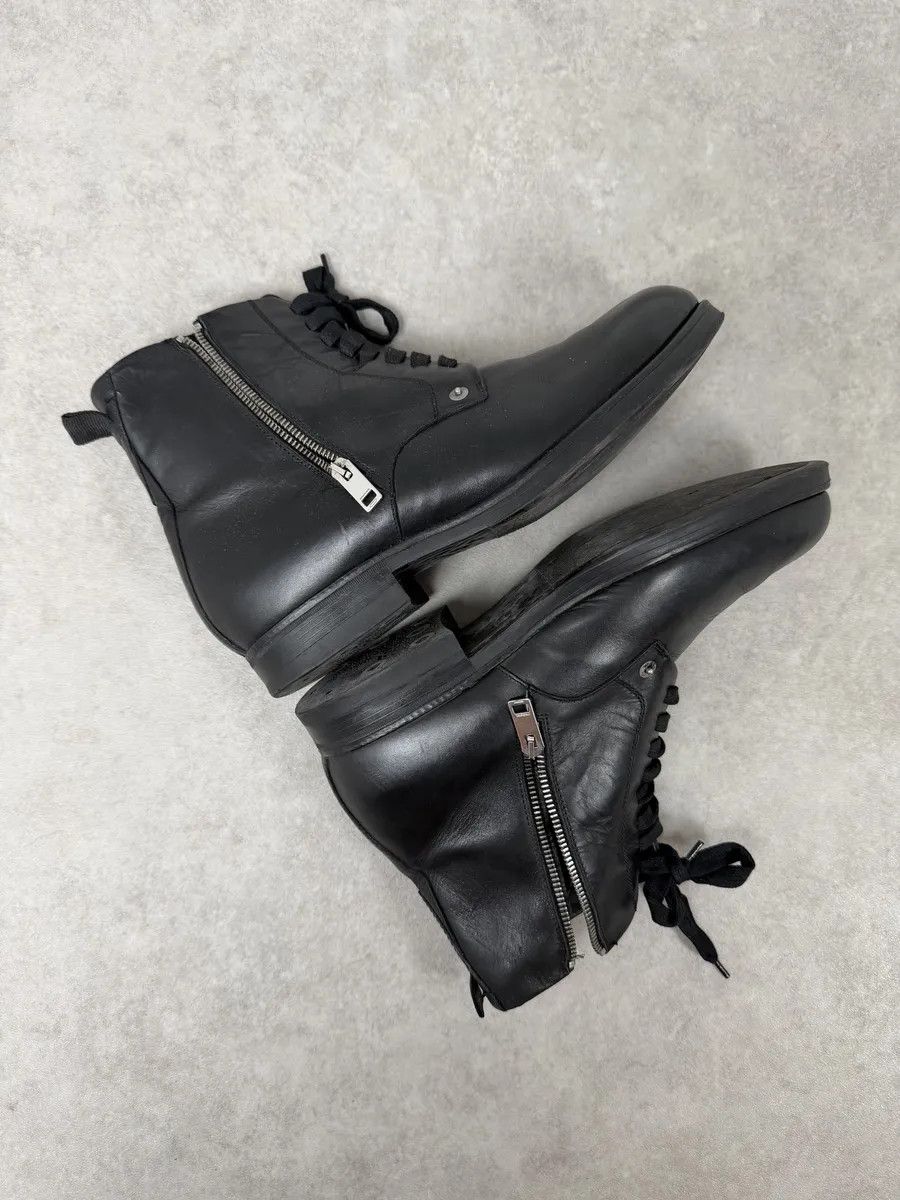 Diesel Diesel Black Classy Leather Boots Size US 11 / EU 44 - 9 Thumbnail