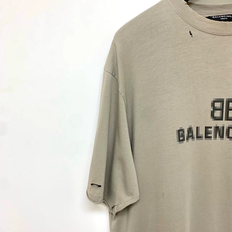 Balenciaga Balenciaga Grey Short Sleeve T-shirt Size XXS Size US XXS / EU 40 - 5 Thumbnail