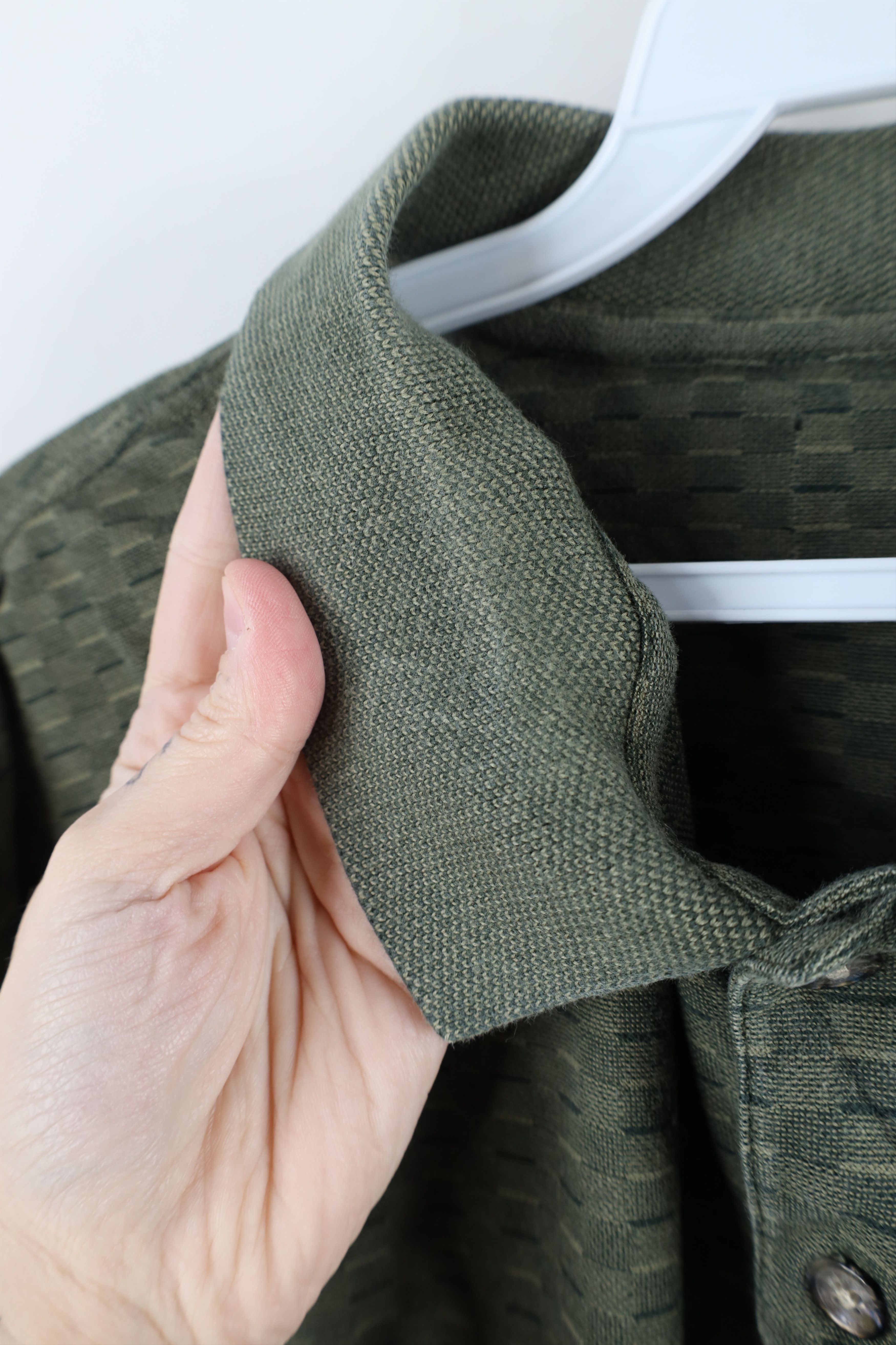 Vintage Vintage 90s Streetwear Knit Collared Polo Shirt Green Size US XL / EU 56 / 4 - 5 Thumbnail