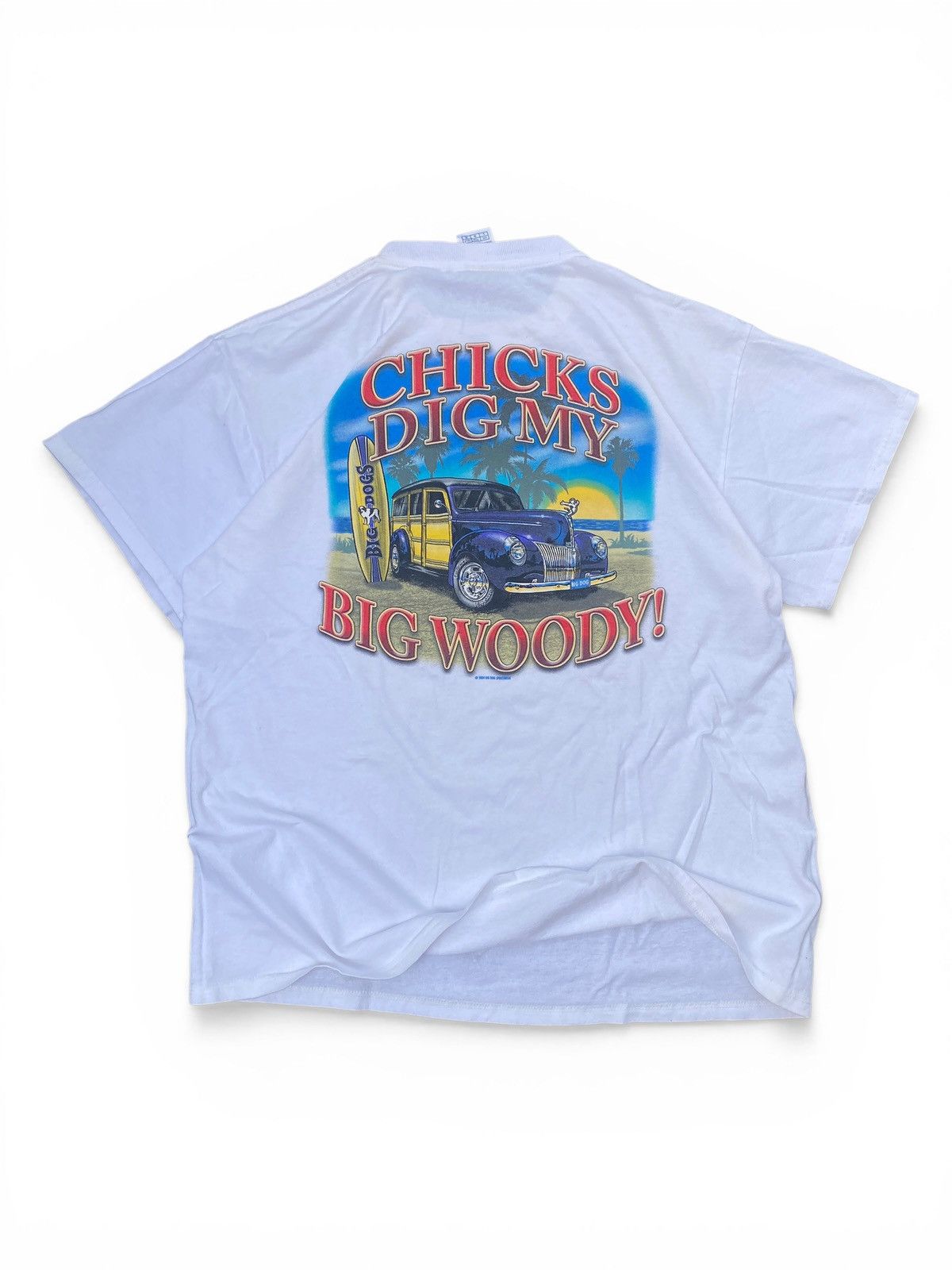 Big Dogs Big Dogs Woody Car Graphic Tee Vintage Style Surf Shirt Size US L / EU 52-54 / 3 - 1 Thumbnail