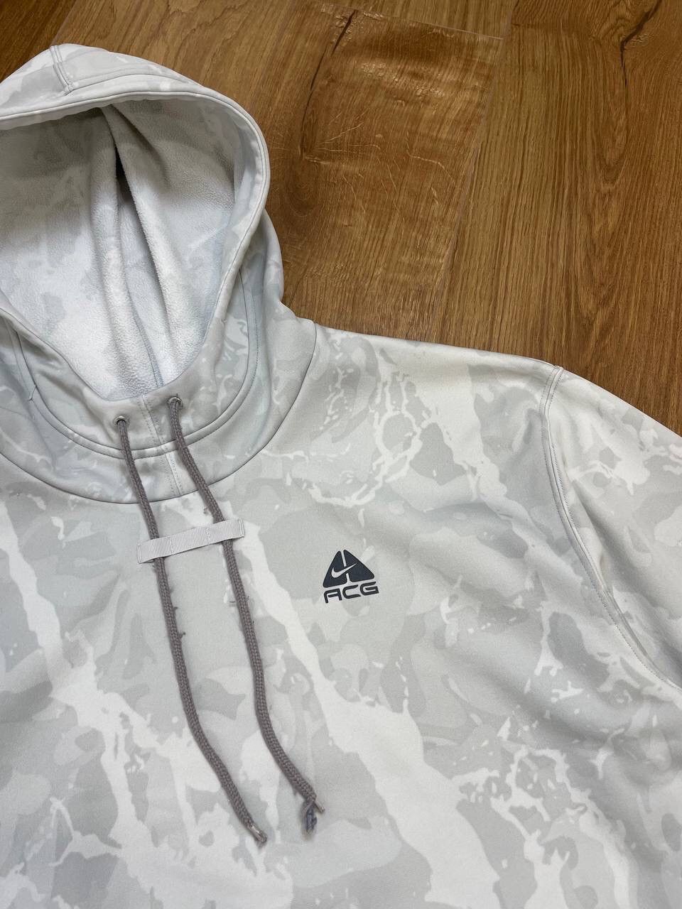 Nike ACG × Vintage Vintage Nike ACG Y2K Style Camo Grey Ninja Balaclava Hoodie Size US L / EU 52-54 / 3 - 10 Thumbnail