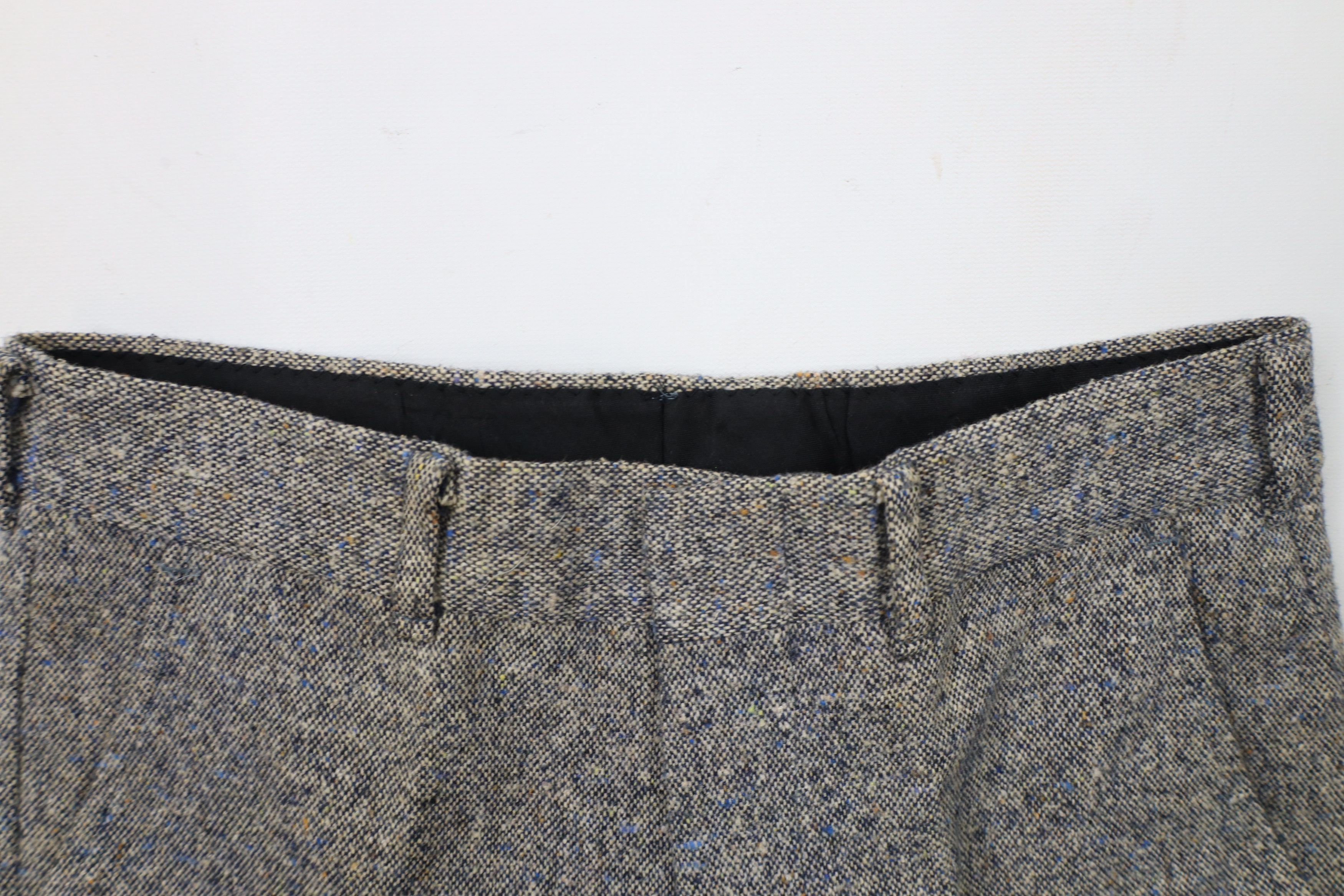 Vintage Vintage 60s 70s Fleck Wool Tweed Bell Bottoms Pants USA Size US 28 / EU 44 - 8 Thumbnail