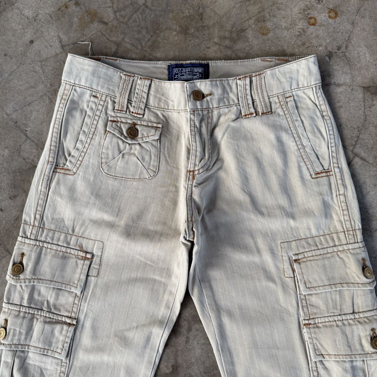 Polo Ralph Lauren Vintage Polo Ralph Lauren Flare Boot cut Cargo Pants Size US 29 - 2 Thumbnail