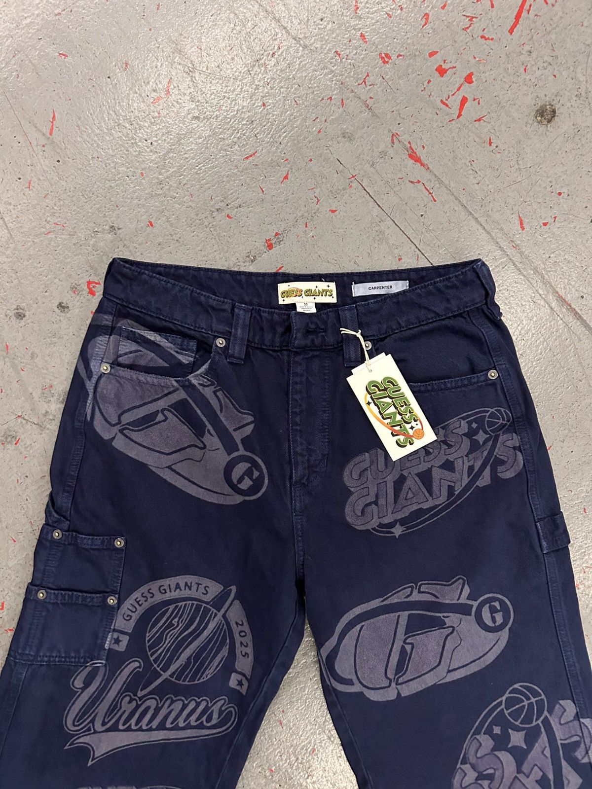Guess GUESS x Gas Giants Carpenter Pants Size 30 NEW Size US 30 / EU 46 - 2 Thumbnail