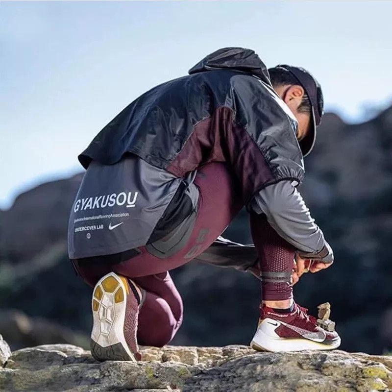 Nike Nike Lab Gyakusou TechKnit Tight S burgundy gray Size US 29 - 9 Thumbnail