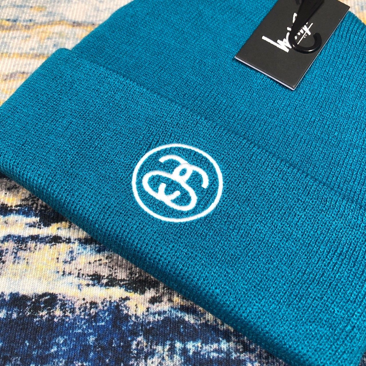 Stussy × Vintage Stussy FA19 SS-LINK Cuff Beanie Size ONE SIZE - 3 Thumbnail