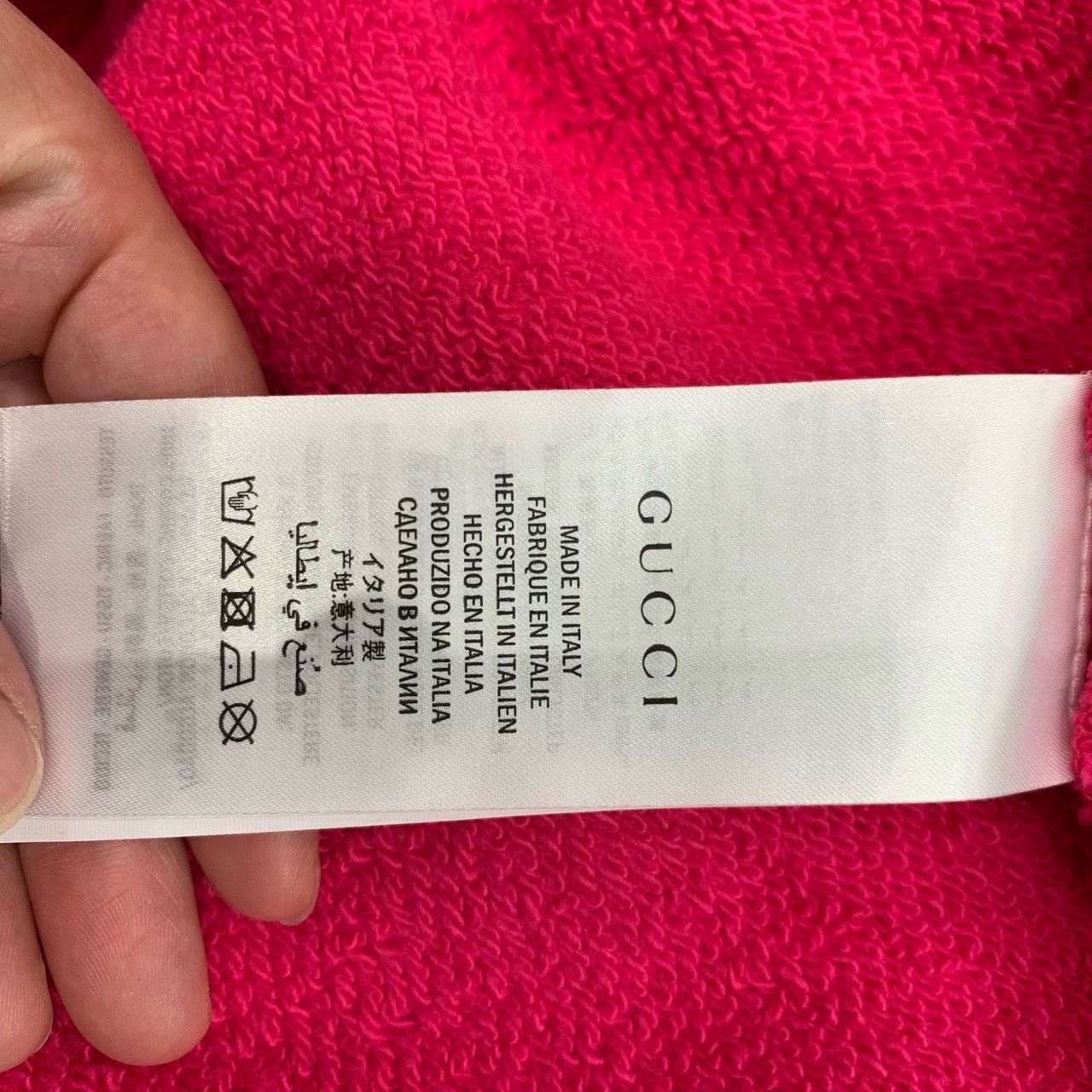 Gucci Gucci Pink Piggy Hoodie Sweatshirt 2501-Nextarrow Size US M / EU 48-50 / 2 - 5 Thumbnail