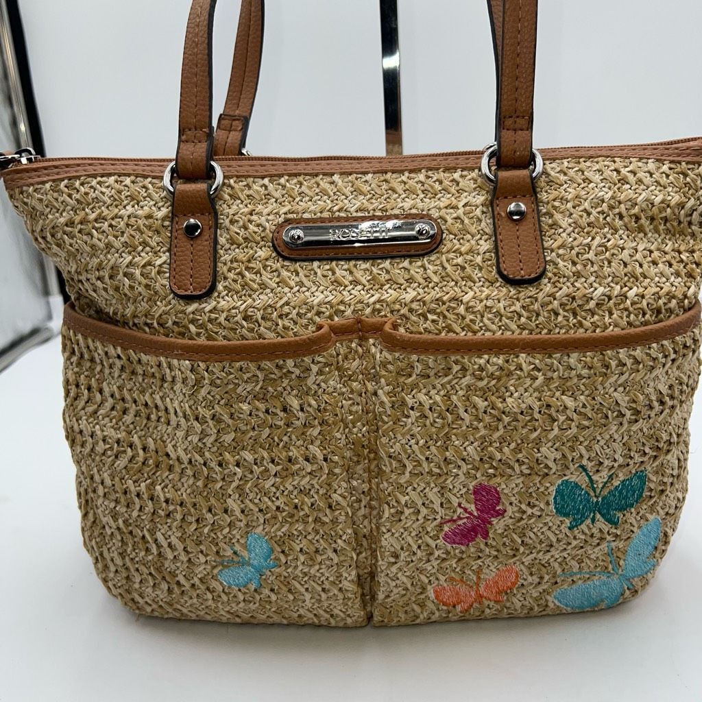 Other Rosetti Raffia and Embroidery Butterly Shoulder Bag Size ONE SIZE - 2 Thumbnail