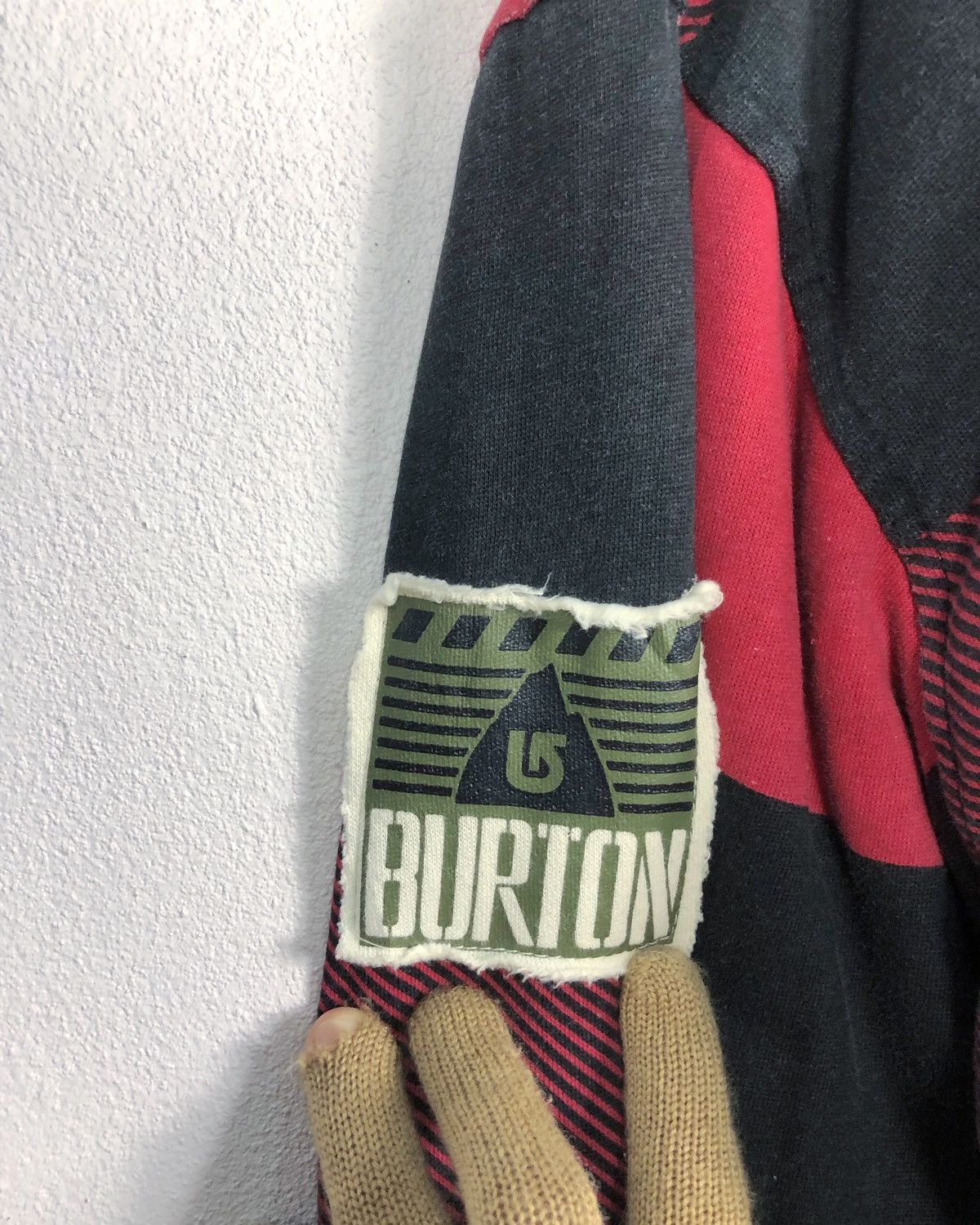 Burton × Vintage Rare Burton Snowboard Checkered Hoodie Size US S / EU 44-46 / 1 - 5 Thumbnail